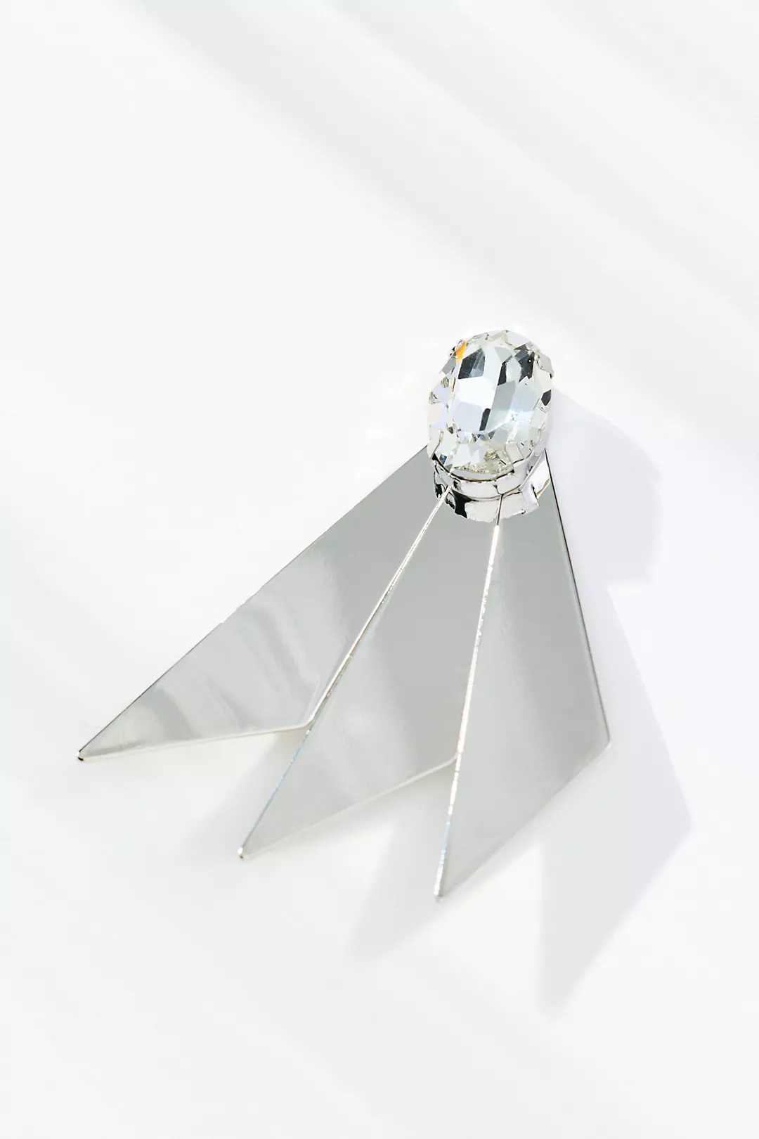Angular Crystal Brooch