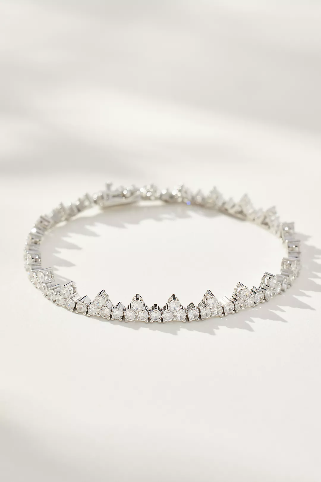 Mixed Crystal Tennis Bracelet