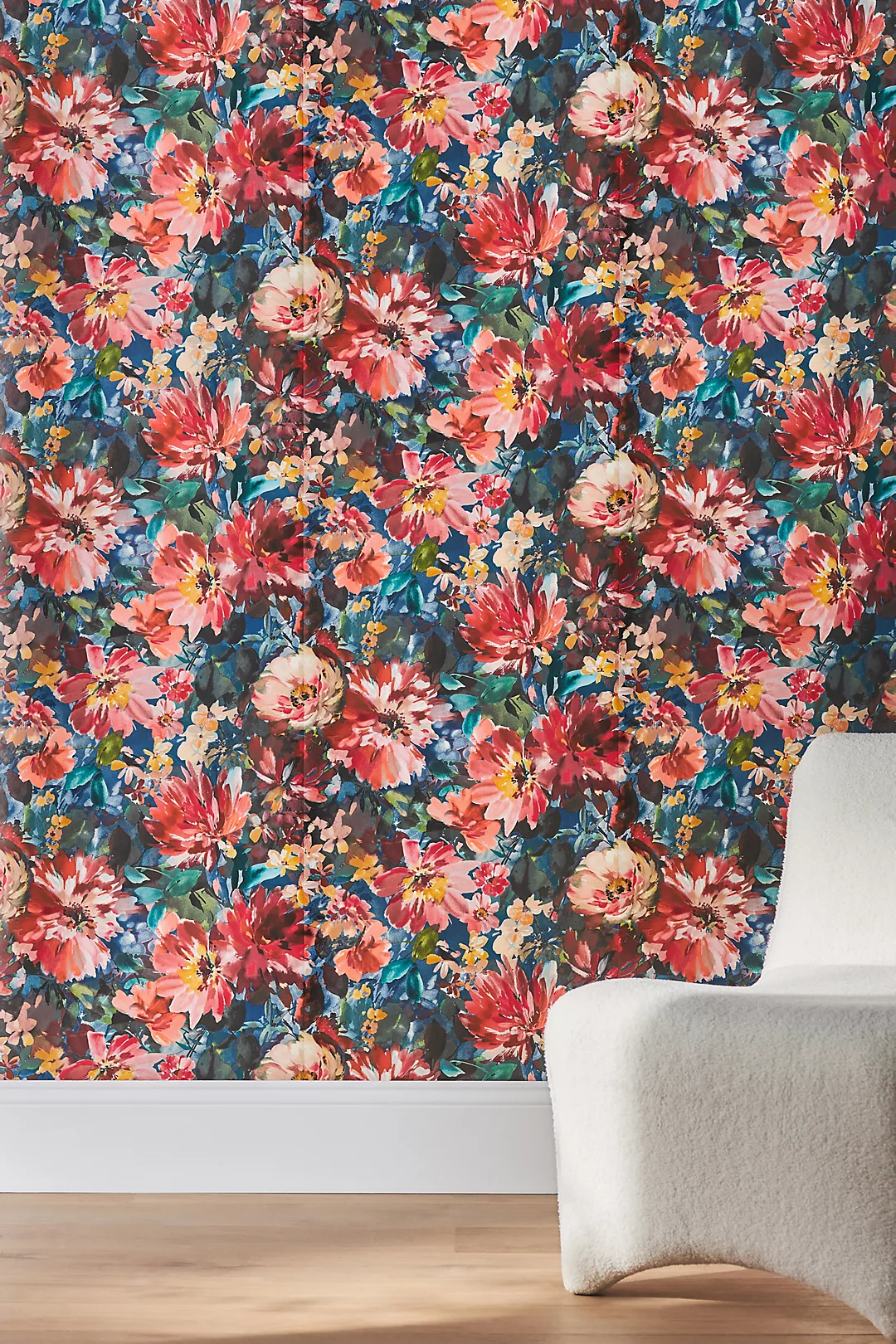 Tahiti Floral Wallpaper