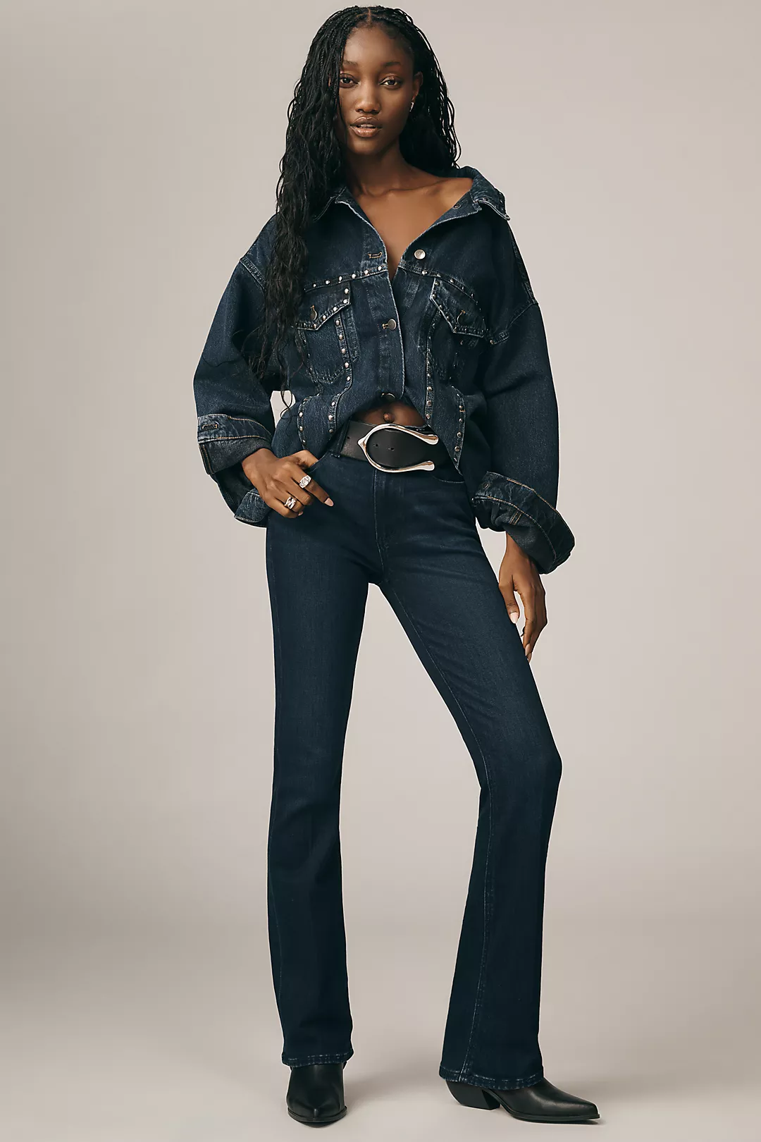 PAIGE Manhattan High-Rise Bootcut Jeans