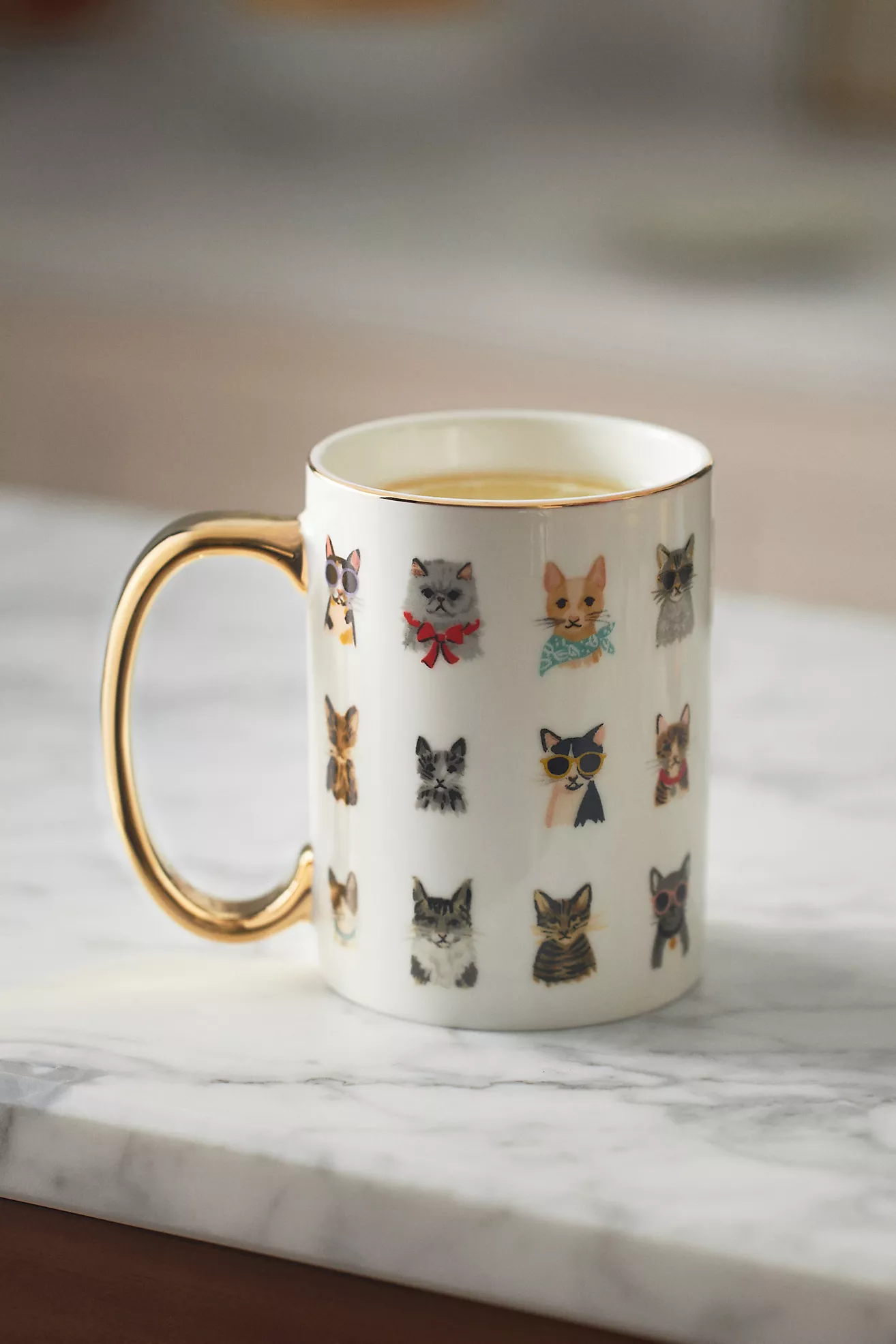 Rifle Paper Co. Porcelain Cool Cats Mug