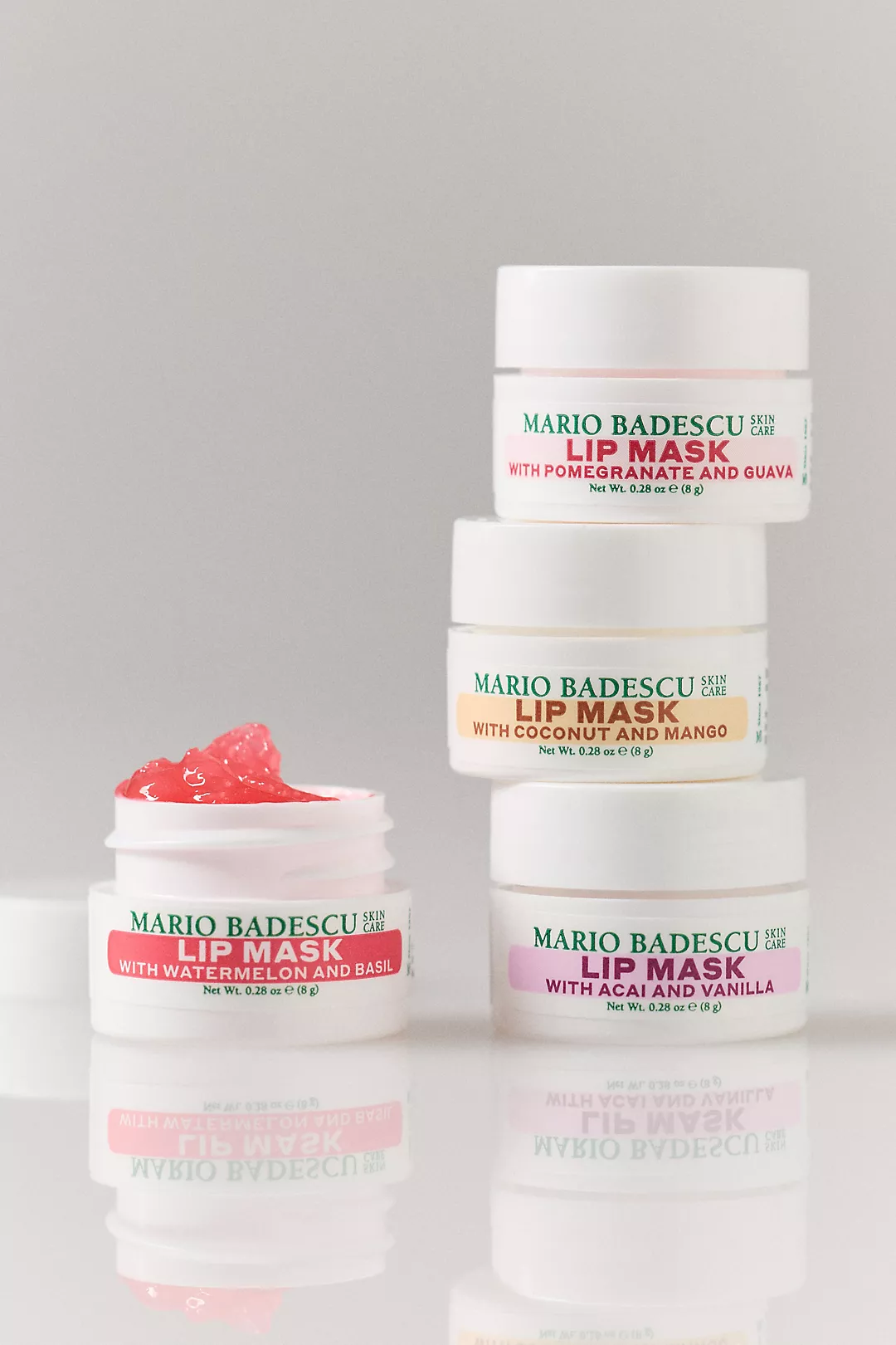Mario Badescu Lip Mask Collection, Set of 4