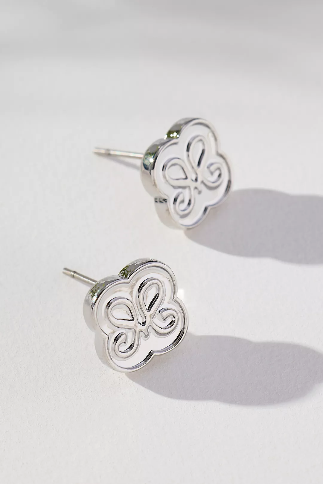 Maeve Logo Stud Earrings