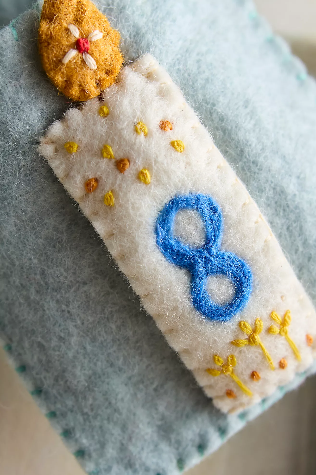 Hanukkah Countdown Felt Garland