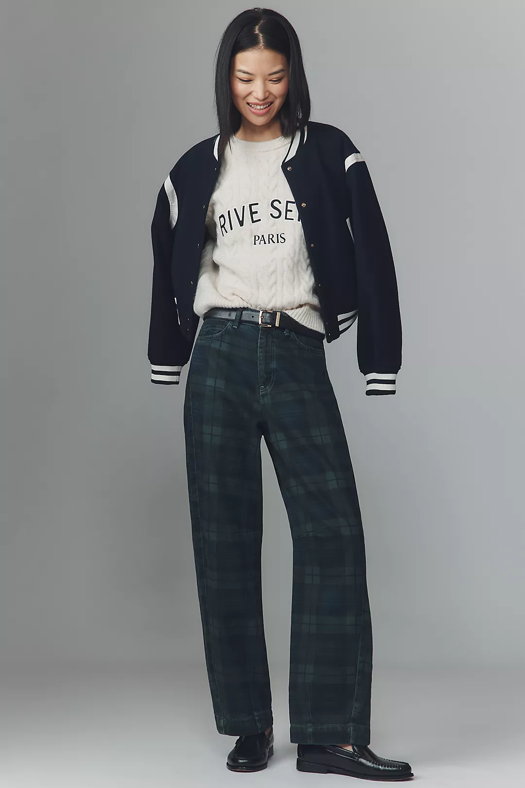 Damson Madder Neve High-Rise Straight-Leg Jeans