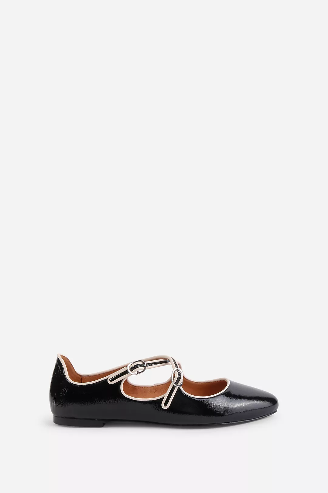 Intentionally Blank Vandam Crisscross Ballet Flats