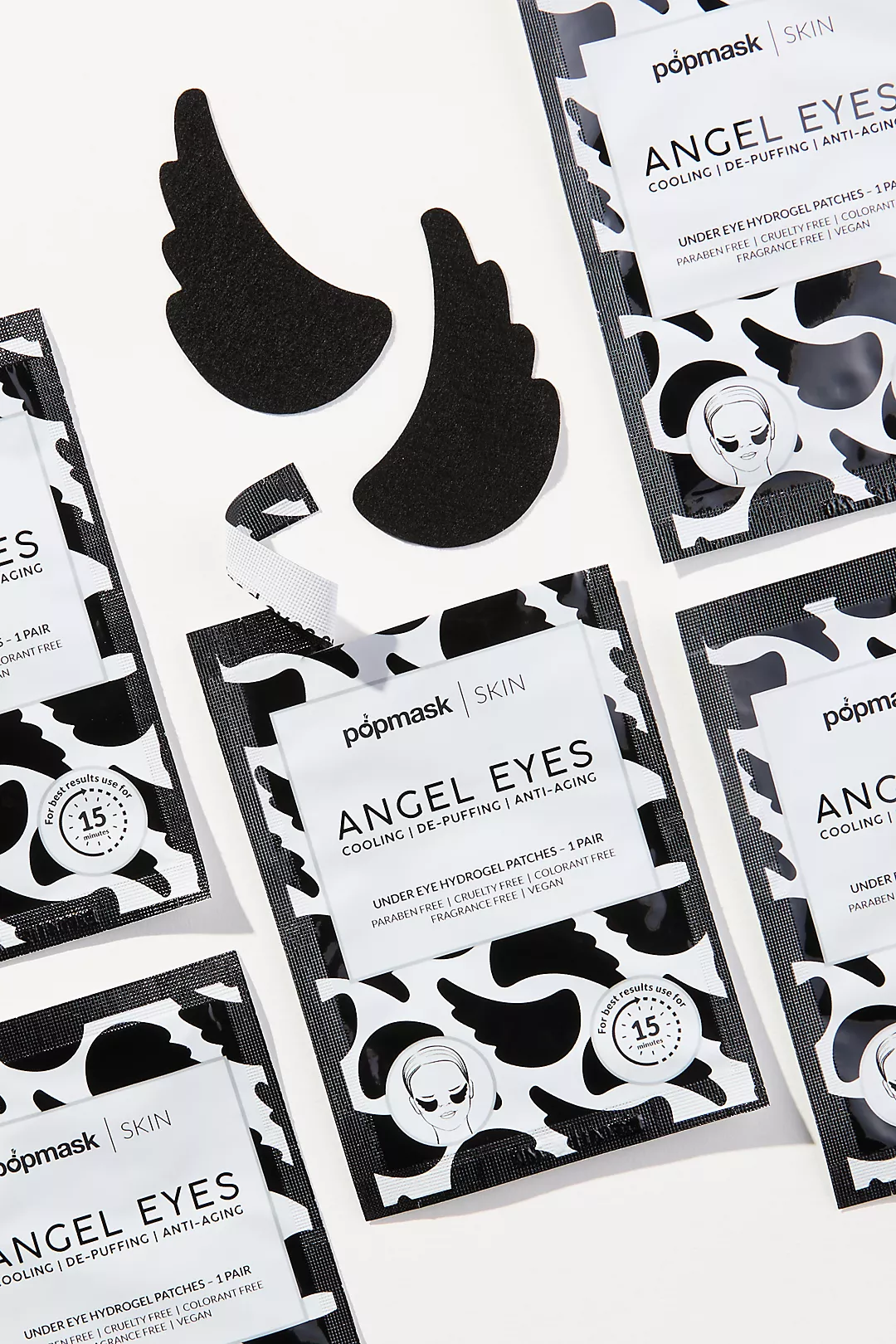 Popmask Angel Eyes Under Eye Hydrogel Patches, Set of 5