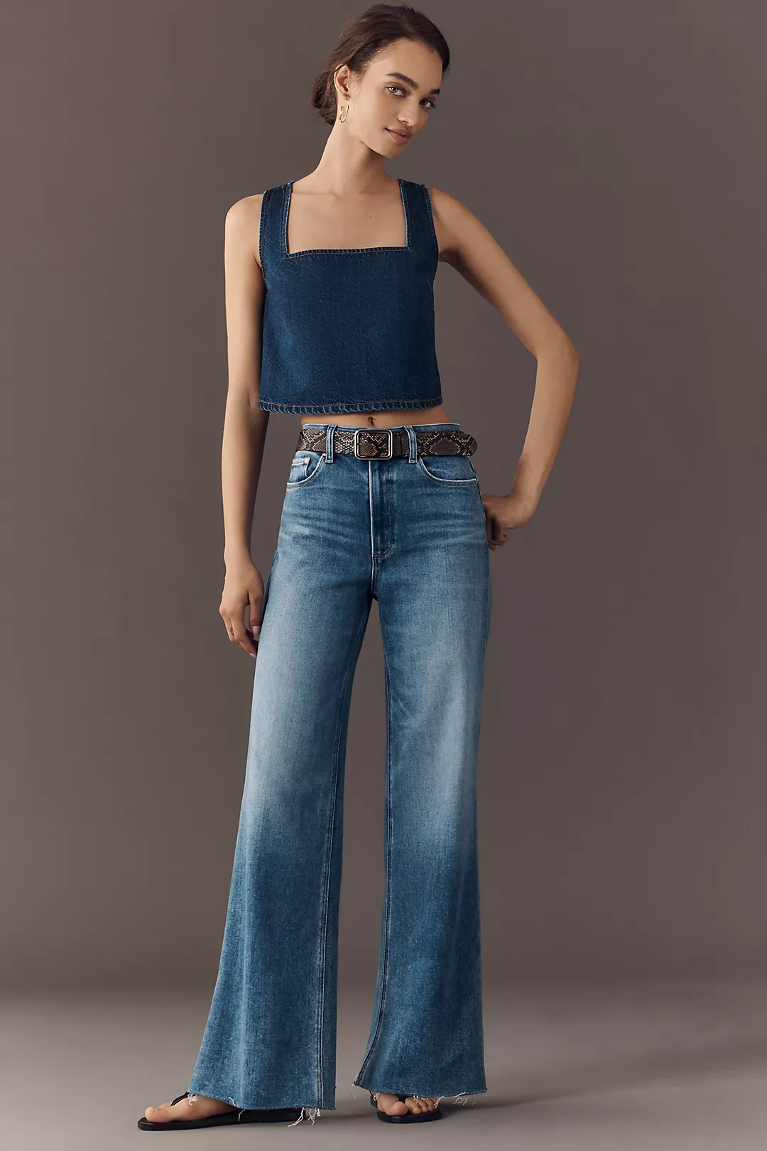 PAIGE Anessa High-Rise Wide-Leg Jeans
