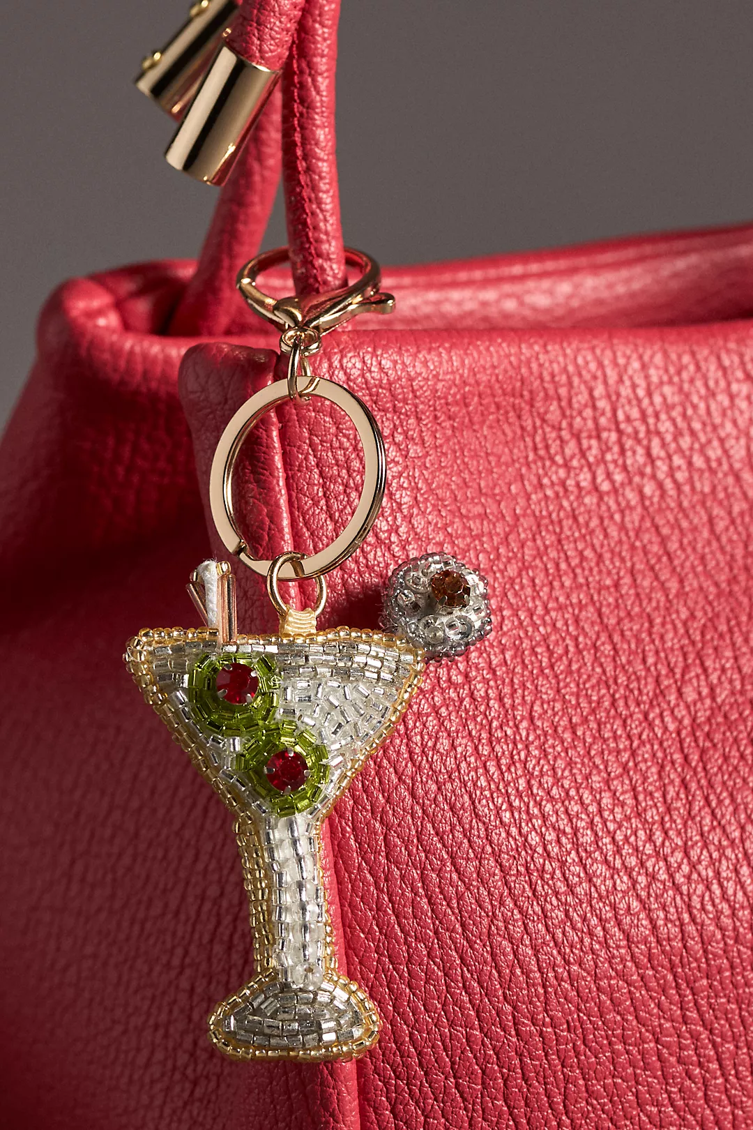 Libations Beaded Bag Charm