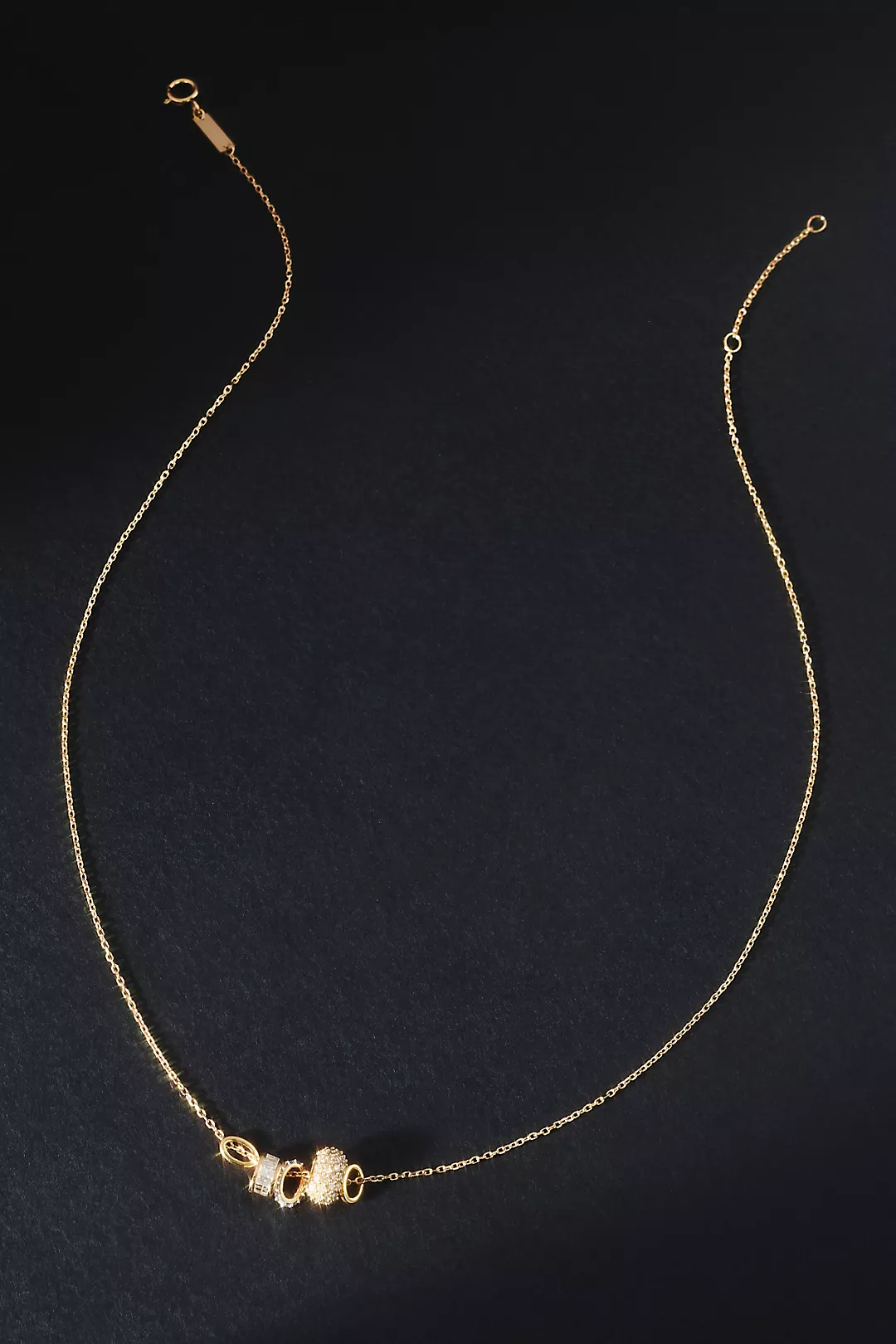 Adina Reyter Bead Party Diamond Rager Necklace