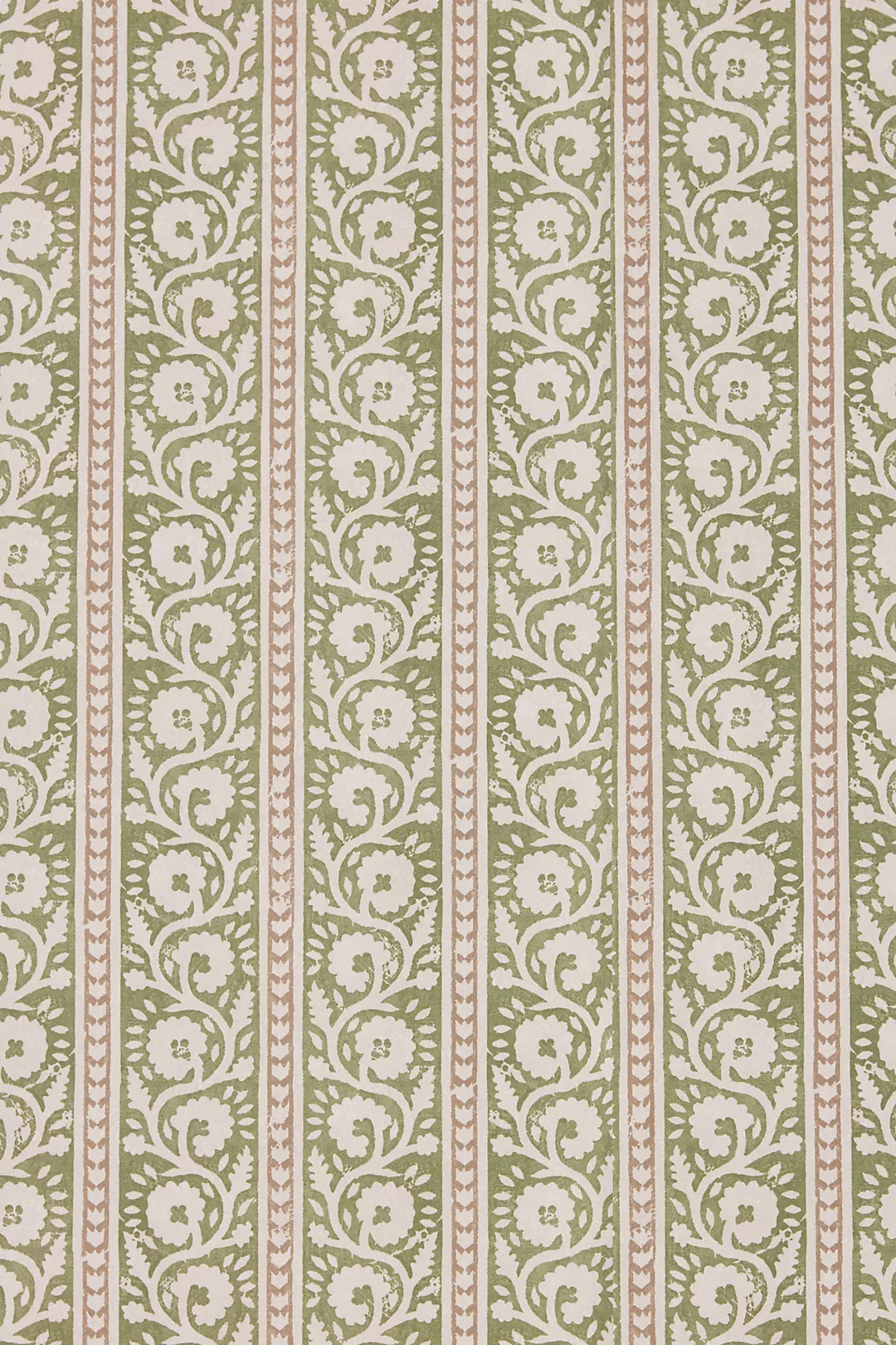 Bibury Striped Floral Wallpaper