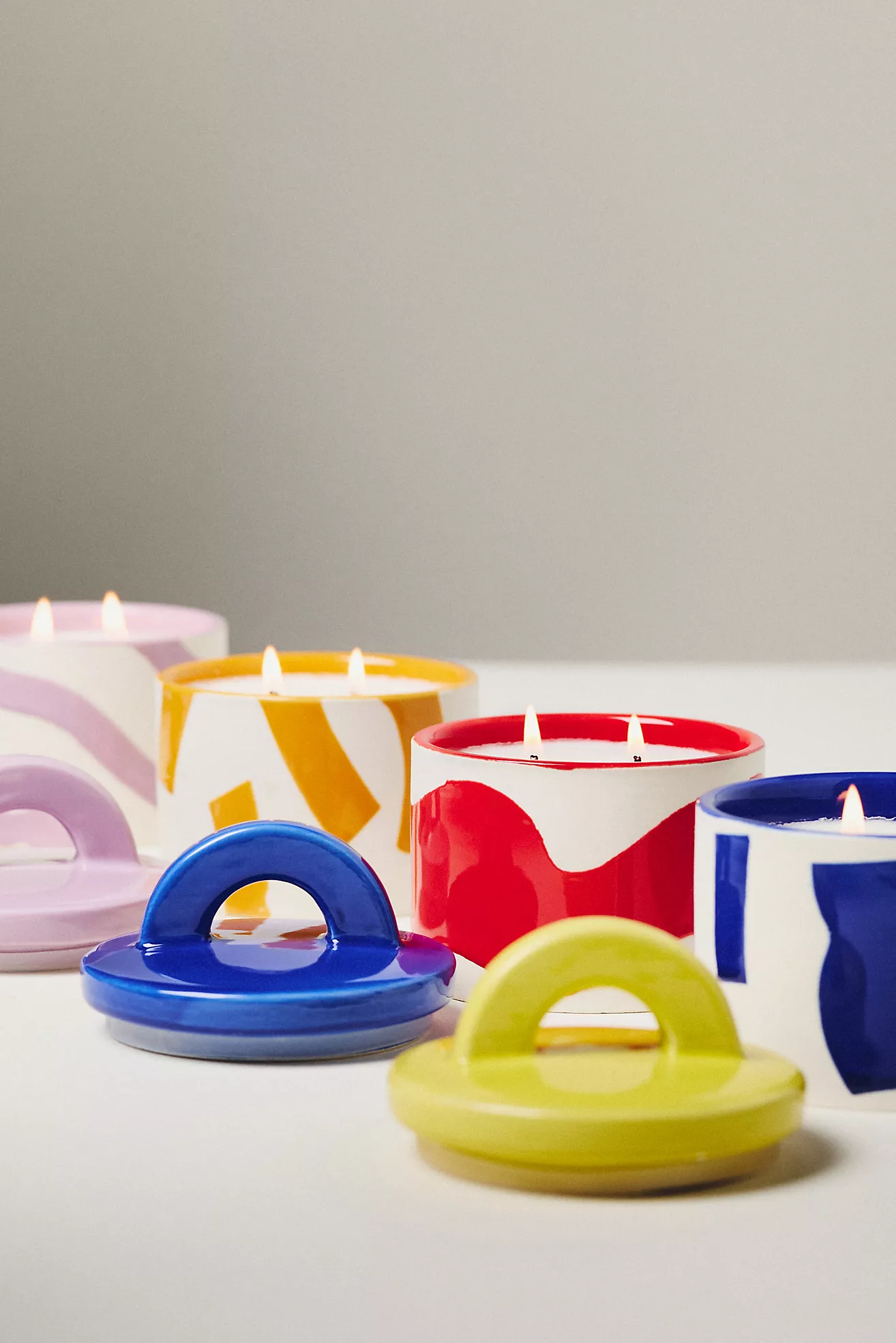 MAEGAN Pablo Pot Fruity Crisp Green Apple Ceramic Candle