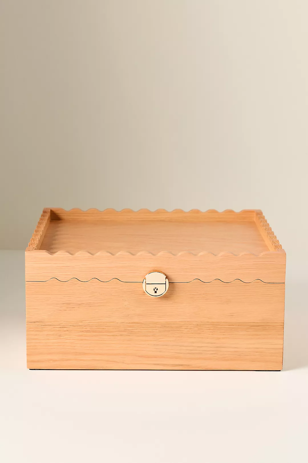 Curio Blvd 2-in1 Oak Jewelry Keepsake Case