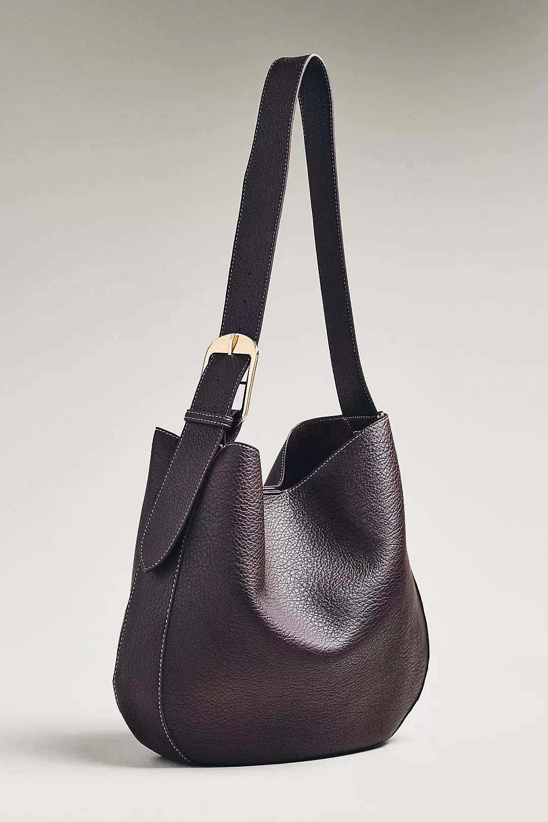 Slouchy Buckle Tote