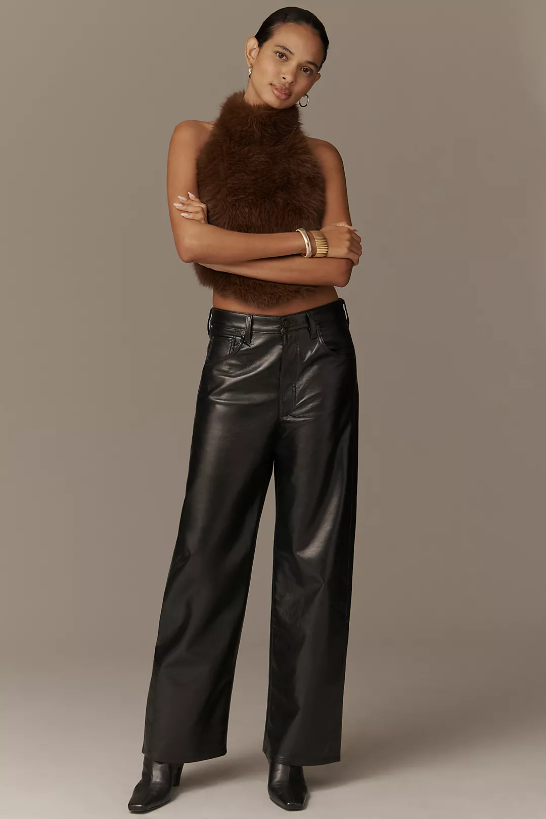 Citizens of Humanity Ayla Baggy Leather Pants
