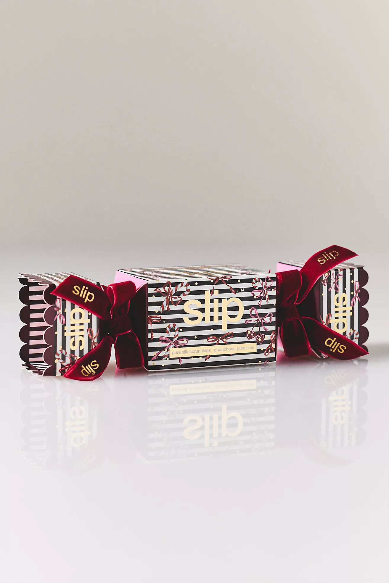 Slip Sugar Plum Silk Scrunchie Cracker Set