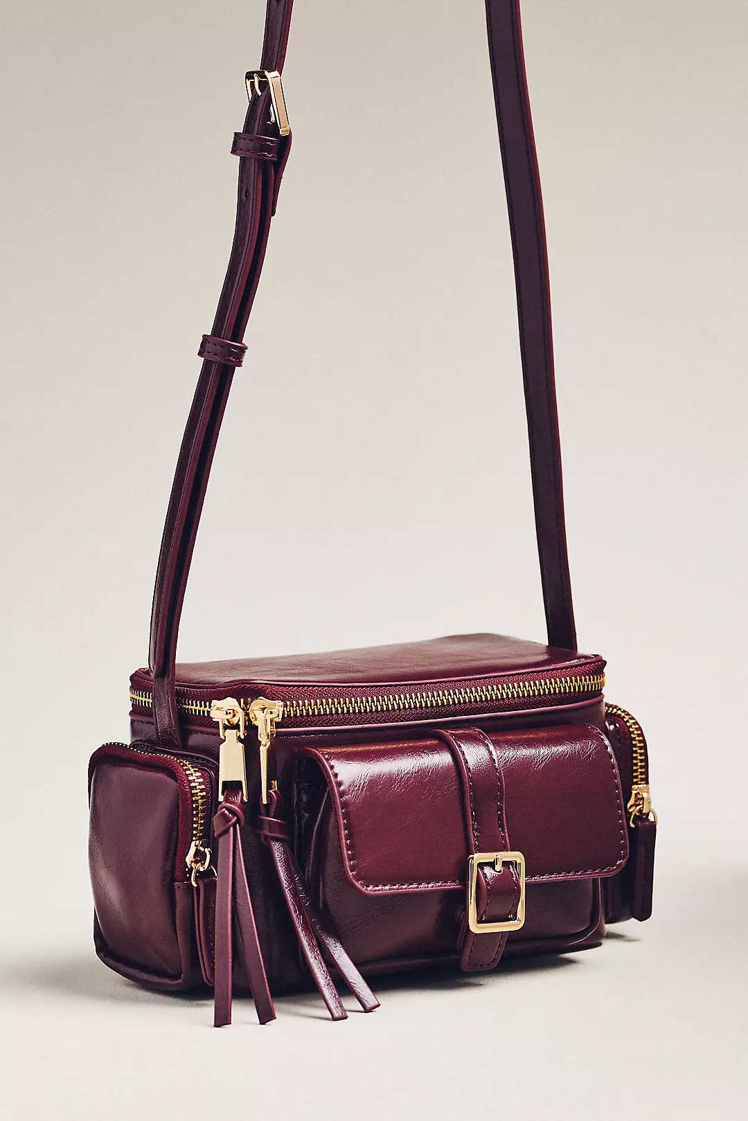 Multi Pocket Cargo Crossbody Bag