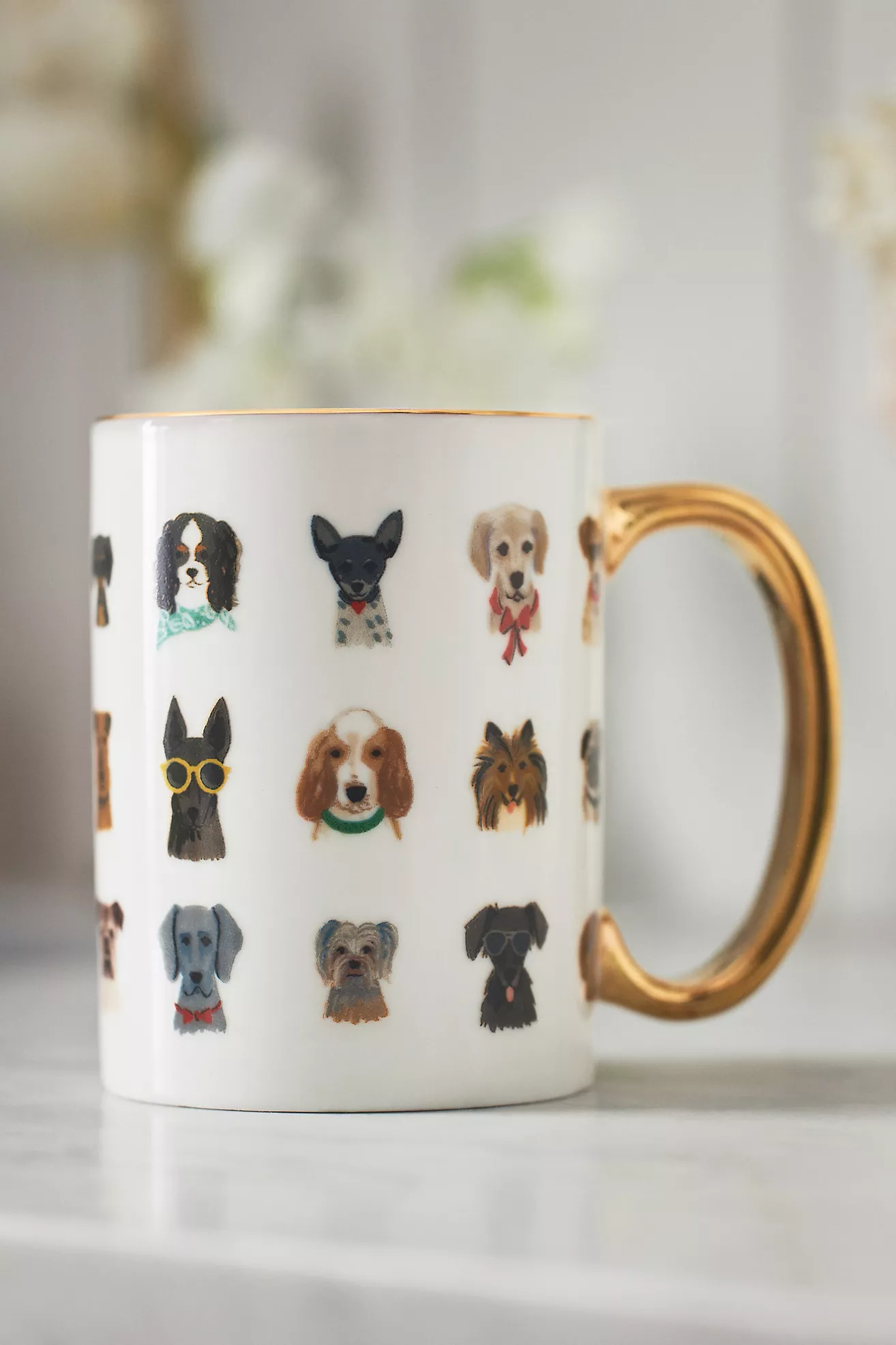 Rifle Paper Co. Porcelain Hot Dogs Mug