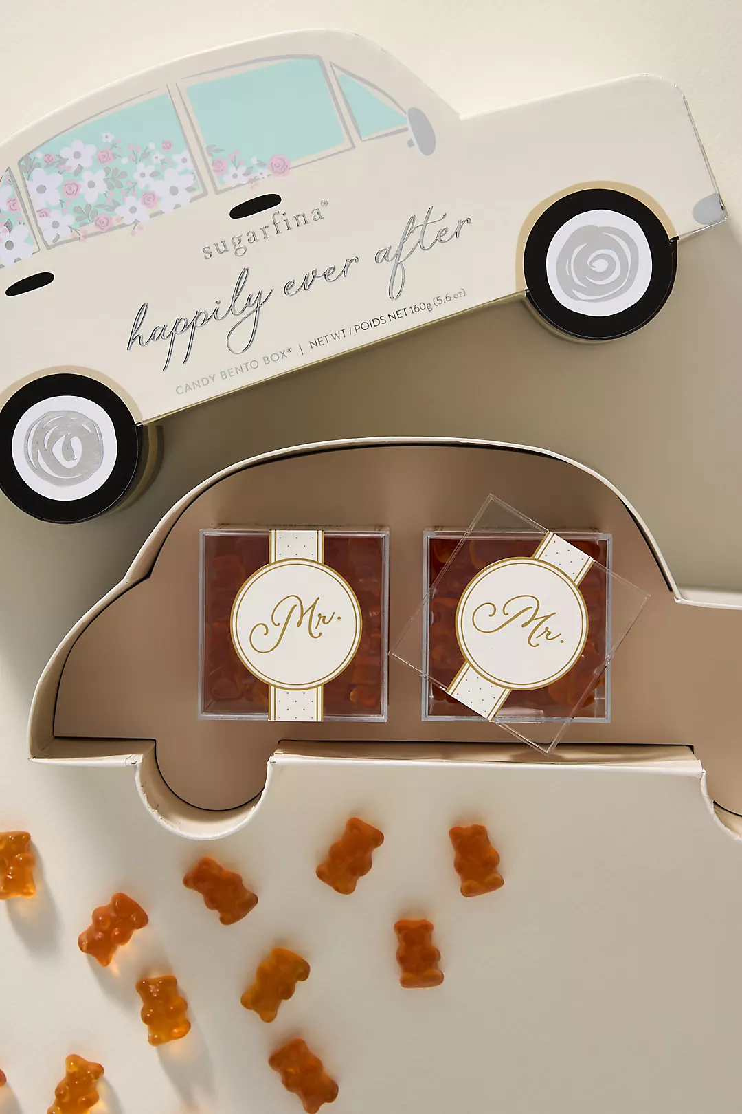 Sugarfina Mr. & Mr. Happily Ever After 2-Piece Car Candy Bento Box