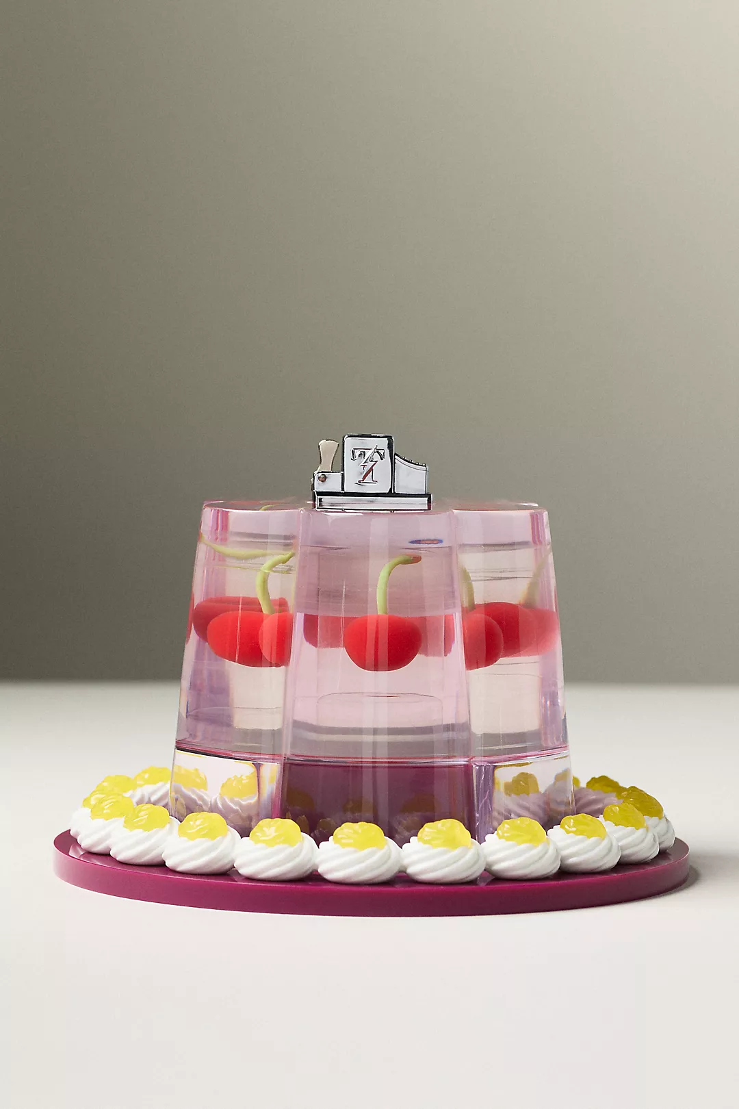 Edie Parker Cherry Jelly Tabletop Lighter