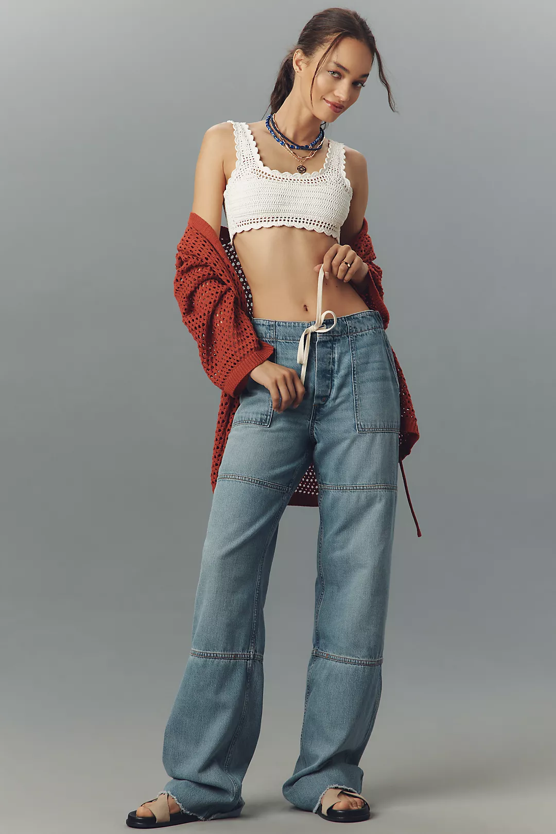RE/DONE High-Rise Wide-Leg Jeans