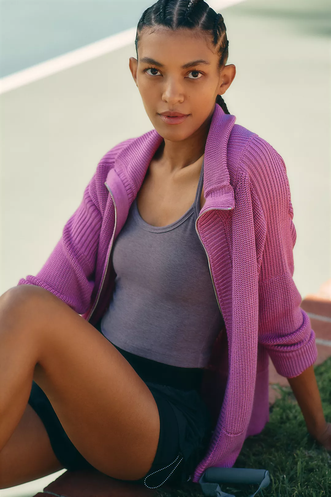 Varley Whitney Knit Sweater Jacket