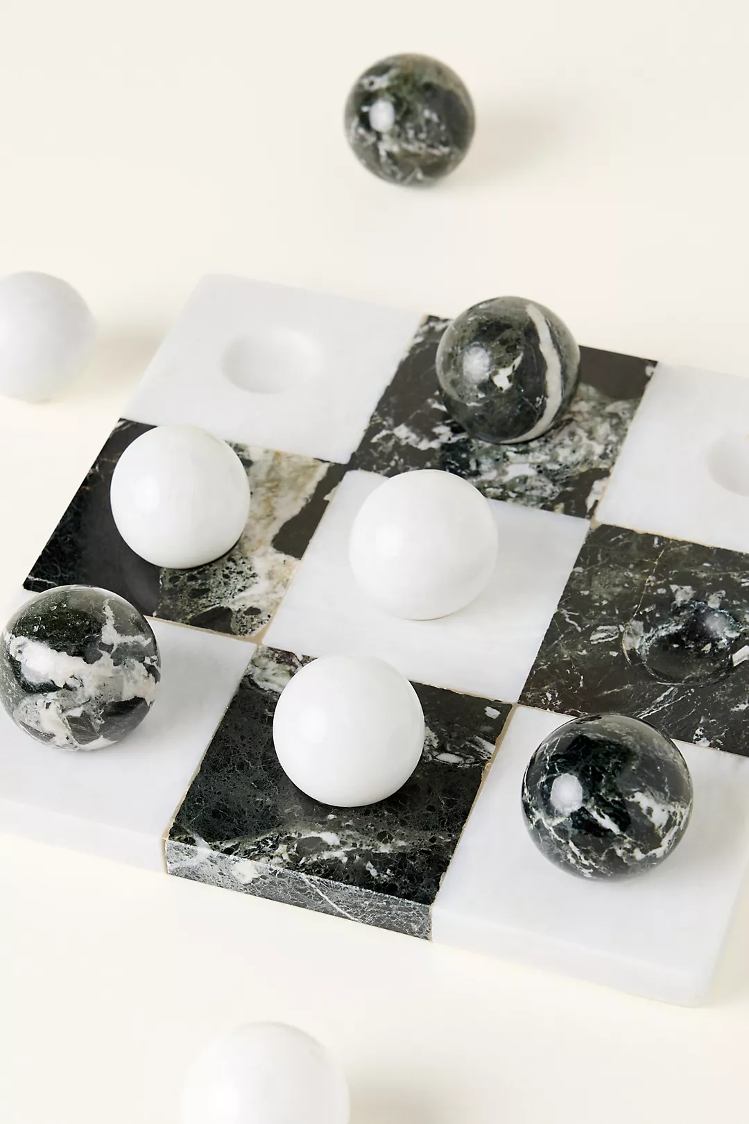 Marble Tic Tac Toe Board Game