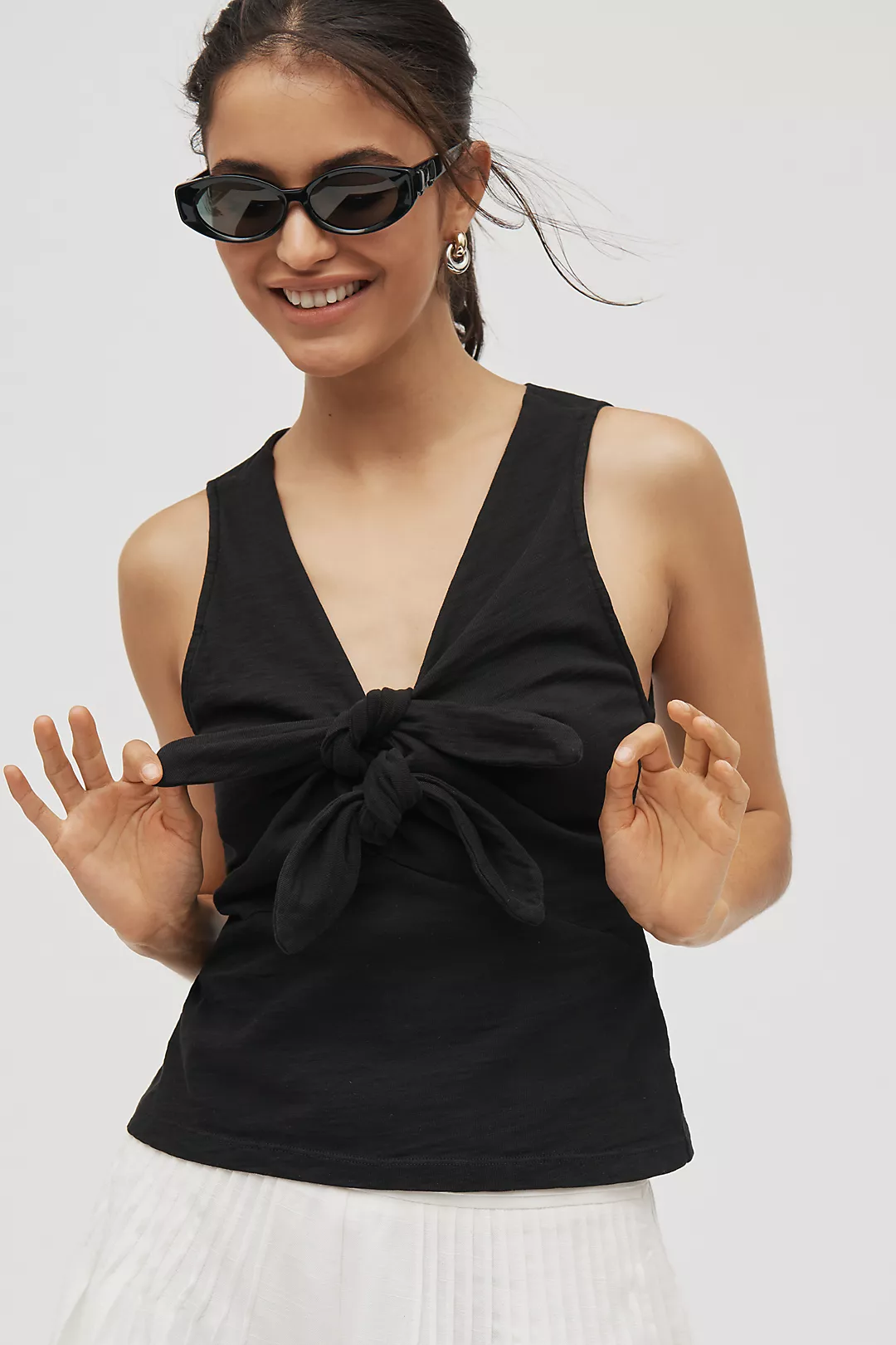 Nation Los Angeles Terri Front-Tie Tank