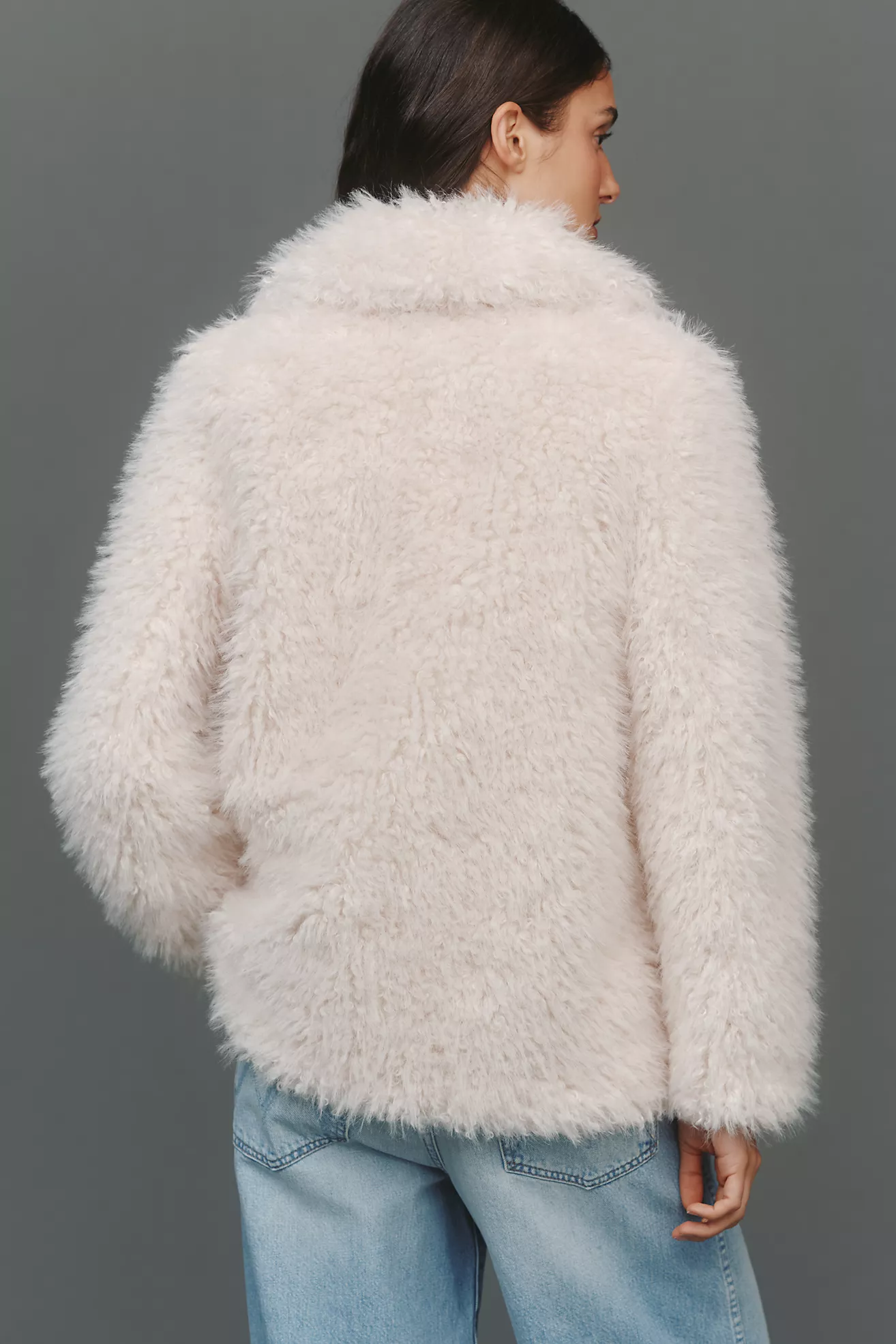 Bernardo Faux-Fur Shacket
