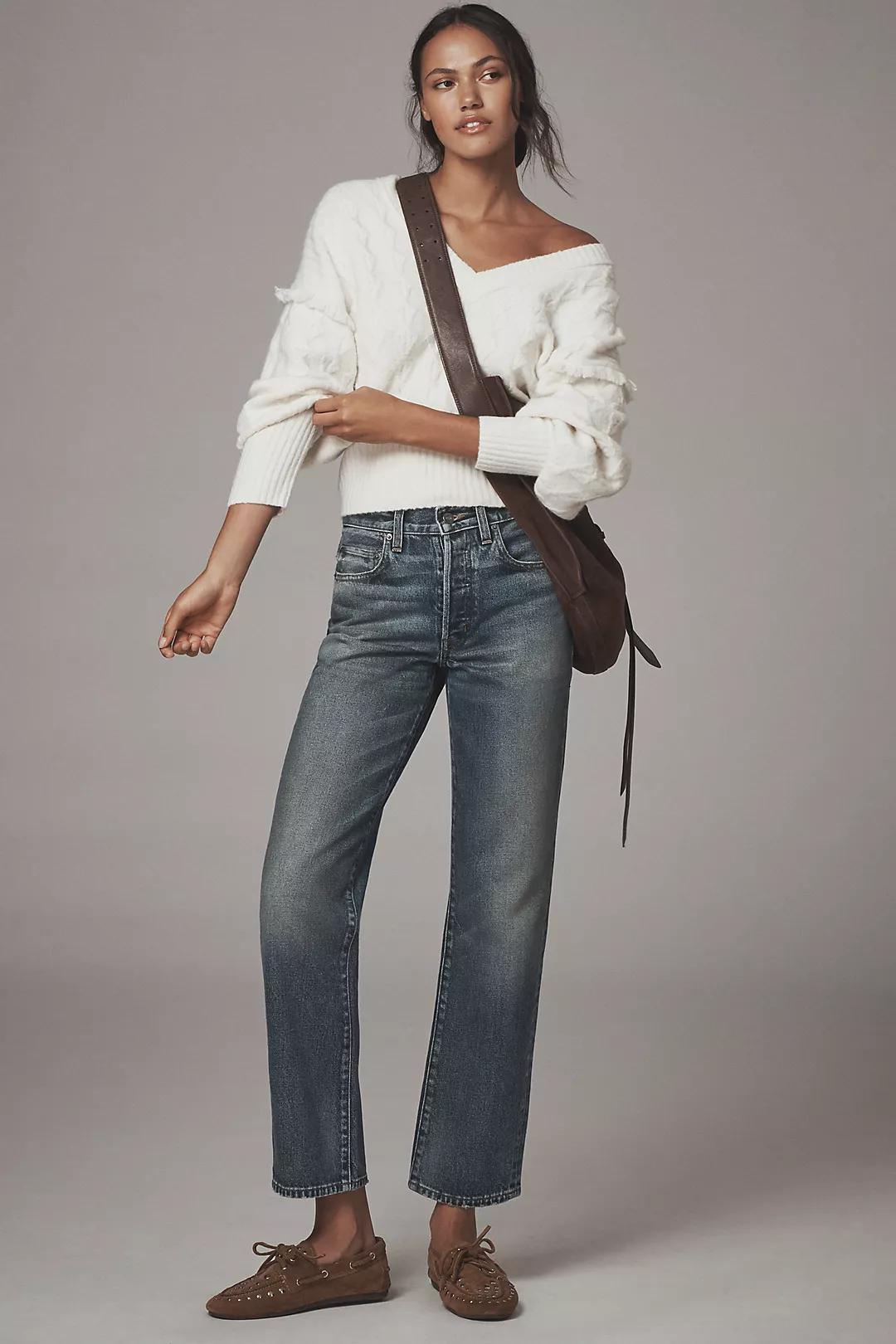 Edwin Sawyer Mid-Rise Relaxed Boyfriend Jeans