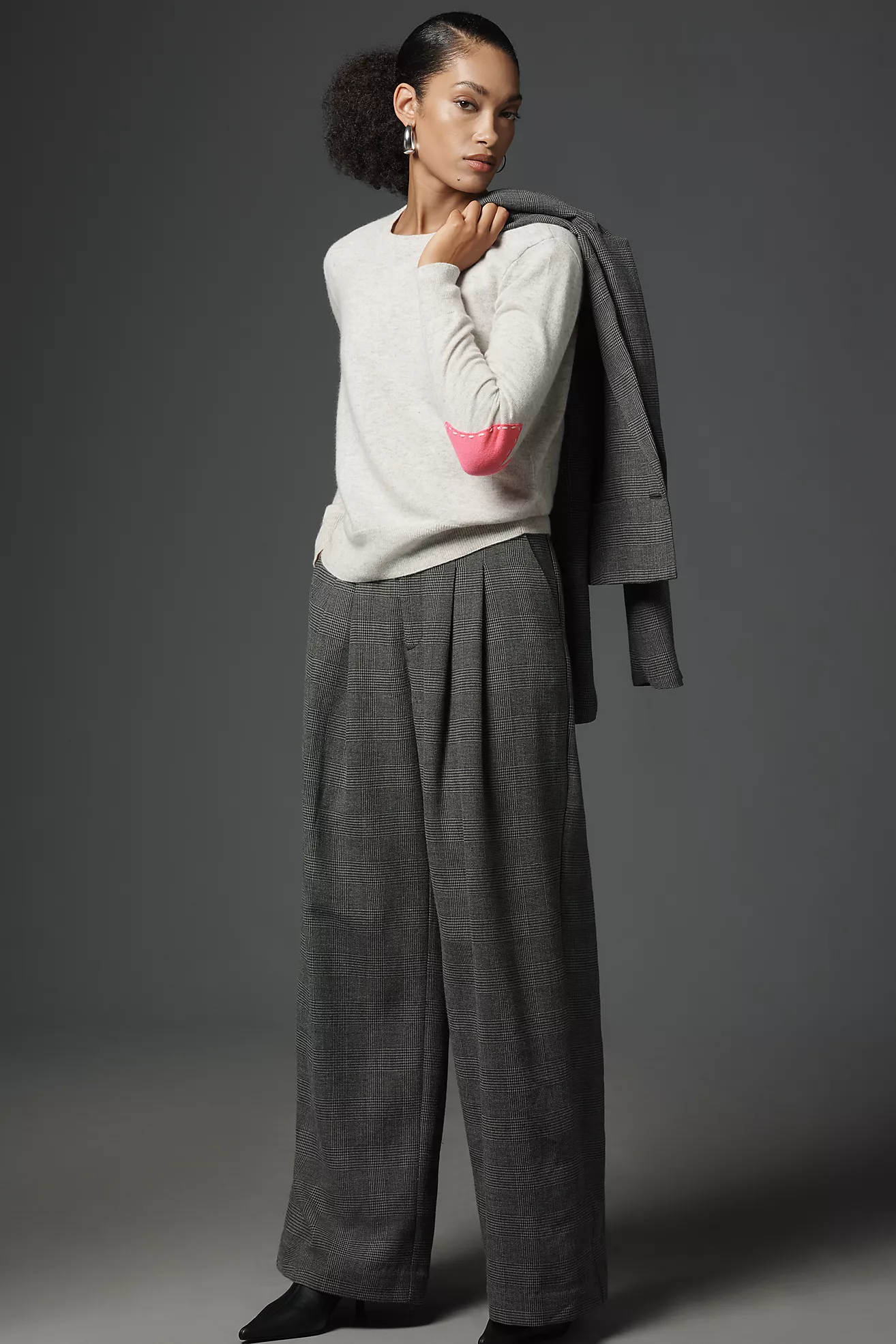 Kerri Rosenthal Cashmere Patchwork Sweater