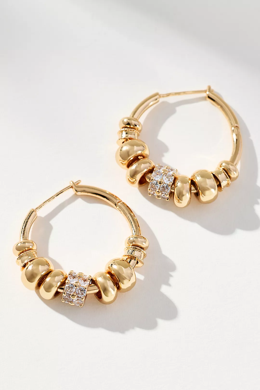 Shimmered Multi Hoop Earrings