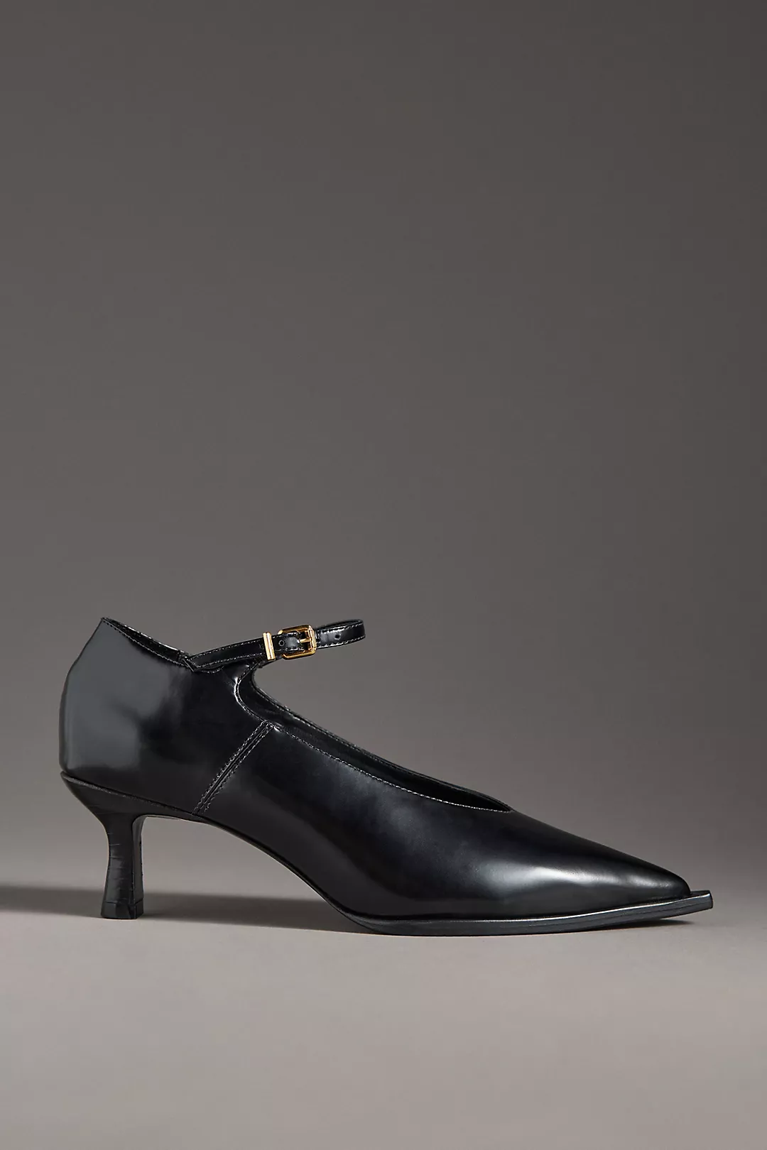 By Anthropologie Western Kitten-Heel Pumps