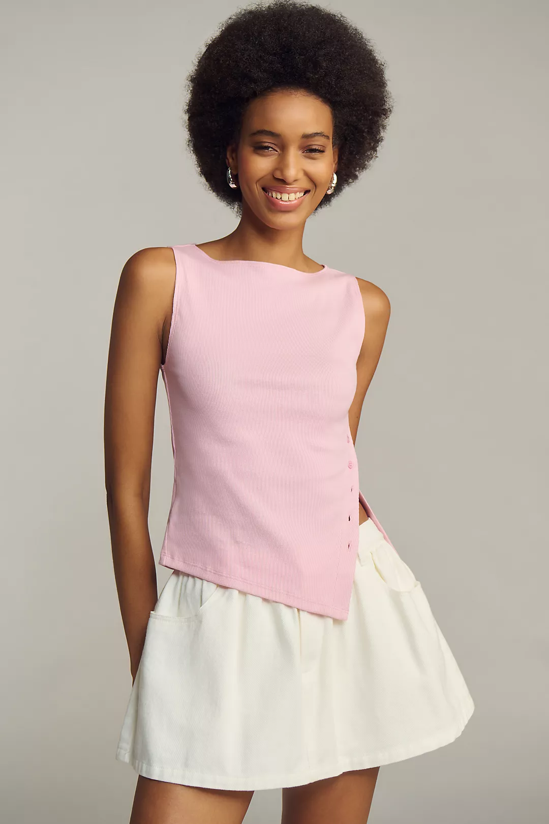 Reformation Hudson Sleeveless Knit Top