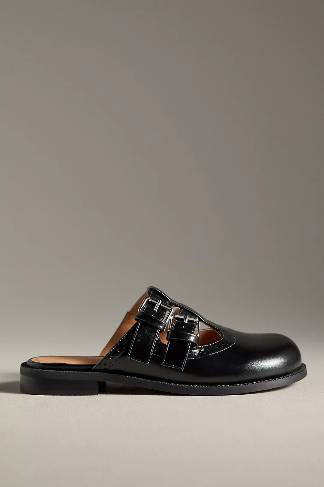 Intentionally Blank Varsity Brogue Mules