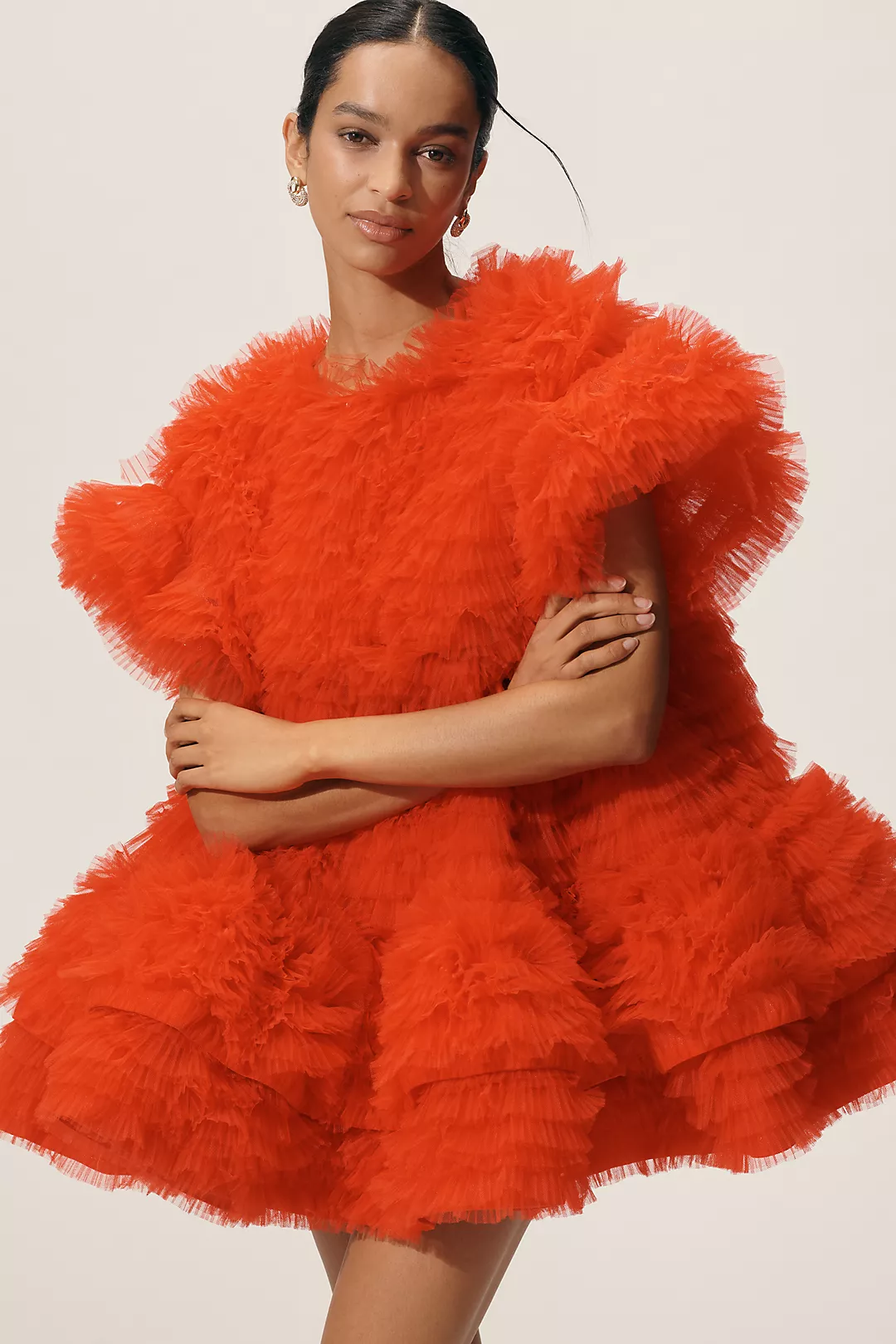 CeliaB Amor Ruffle Swing Mini Dress