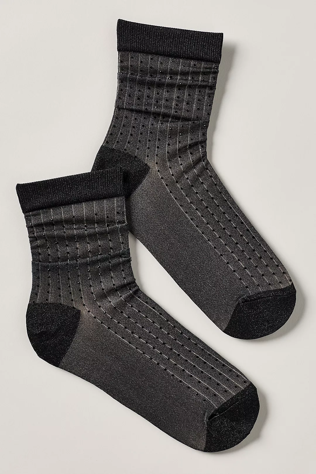 Sheer Rhinestone Socks