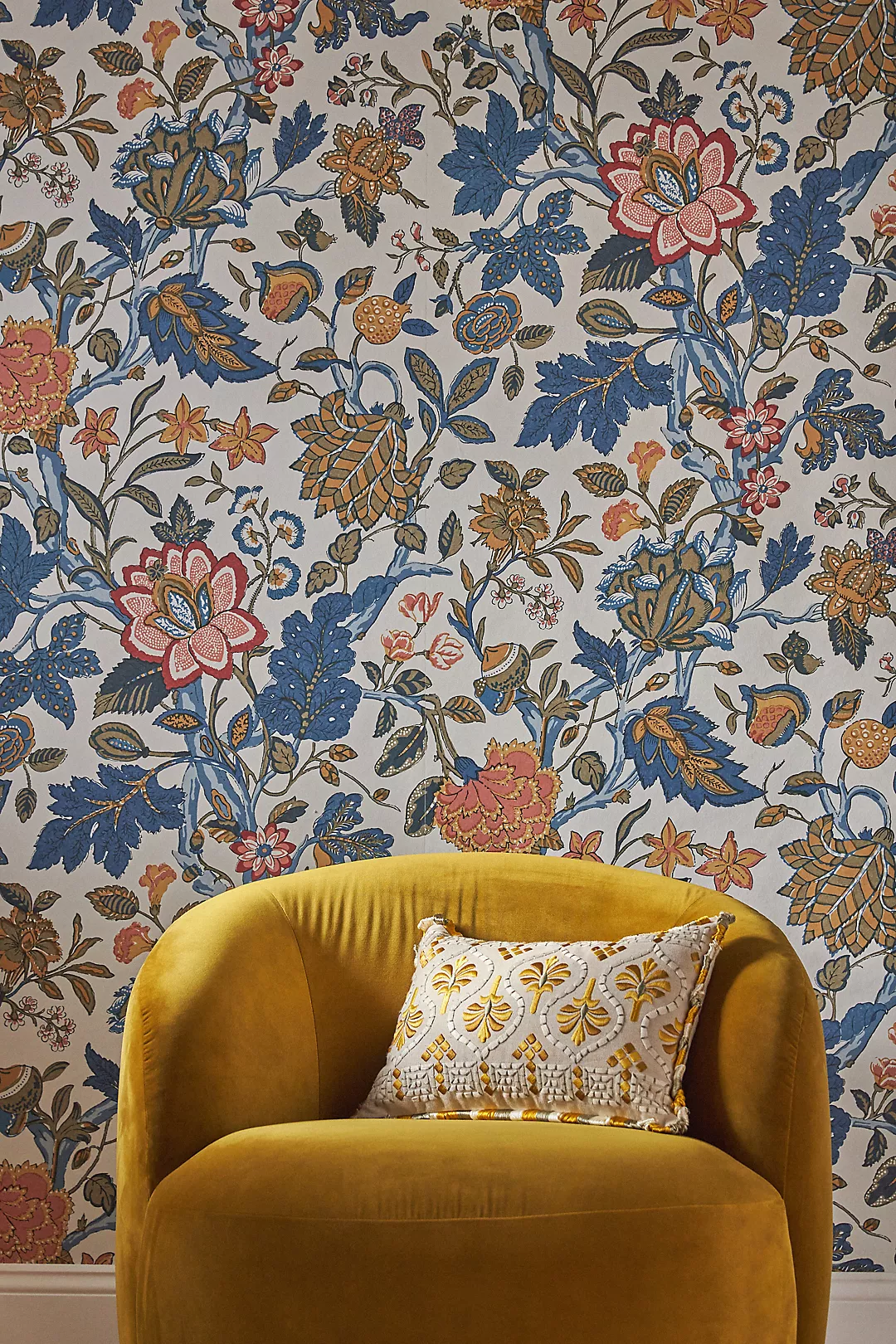 Hazelwood Paper Floral Wallpaper