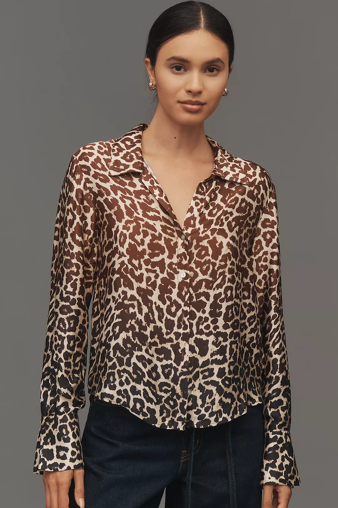 Cloth & Stone Animal Print Jacket