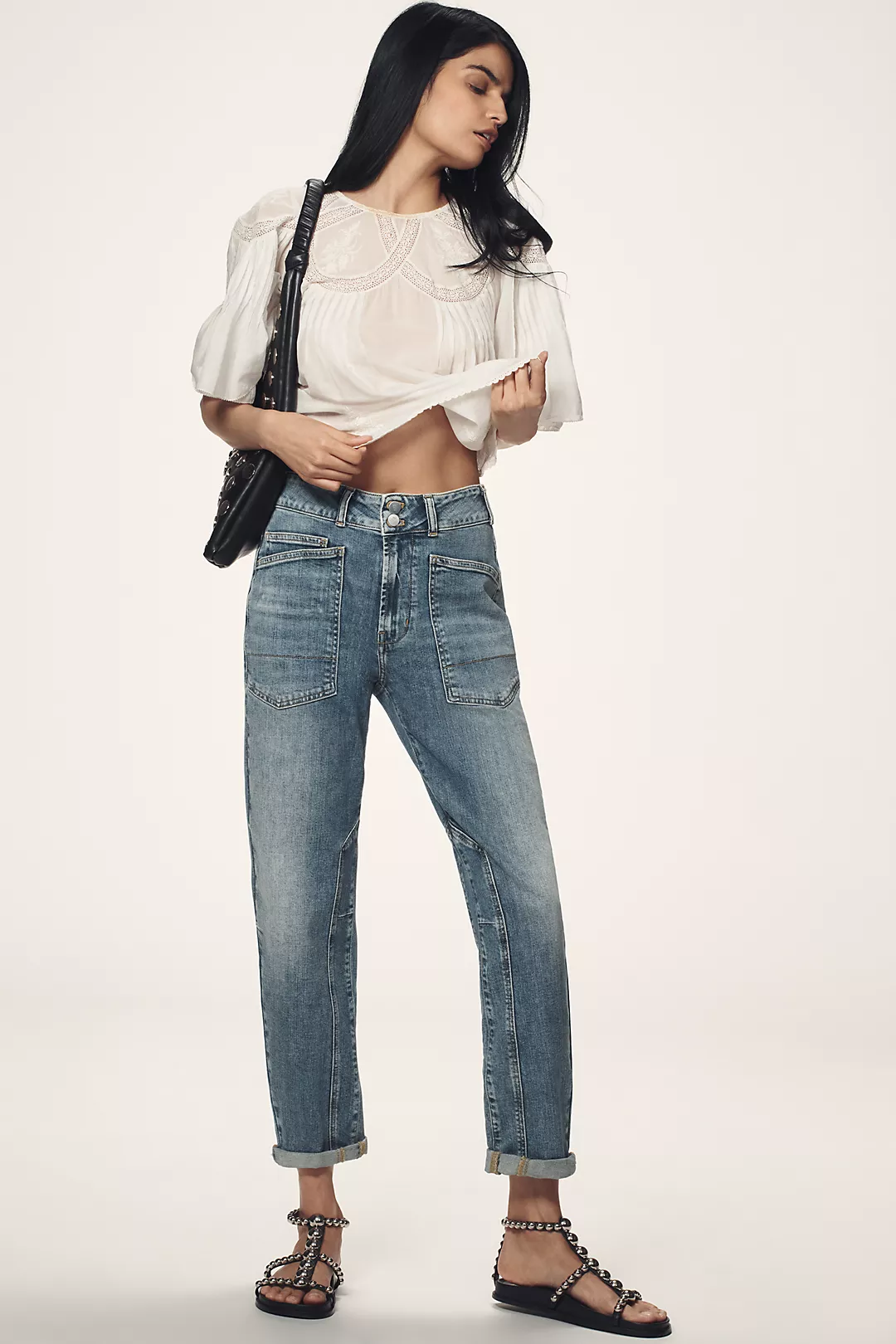 The Wanderer Mid-Rise Relaxed Jeans by Pilcro