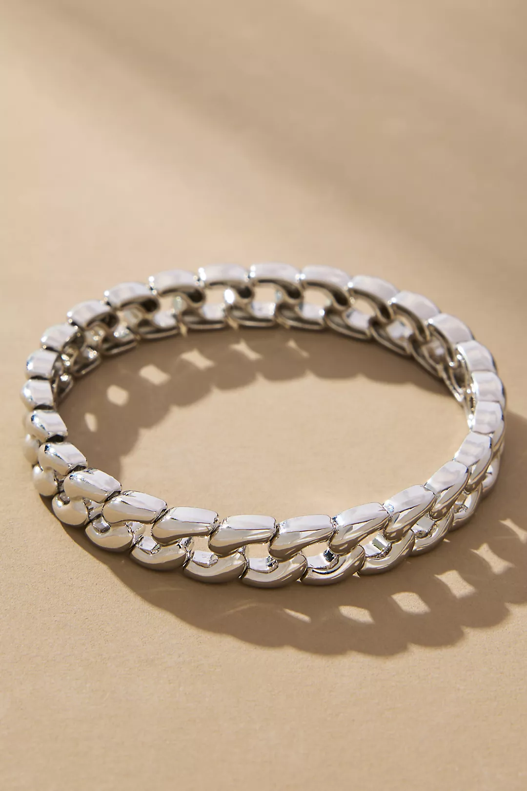 Curb Link Stretch Bracelet