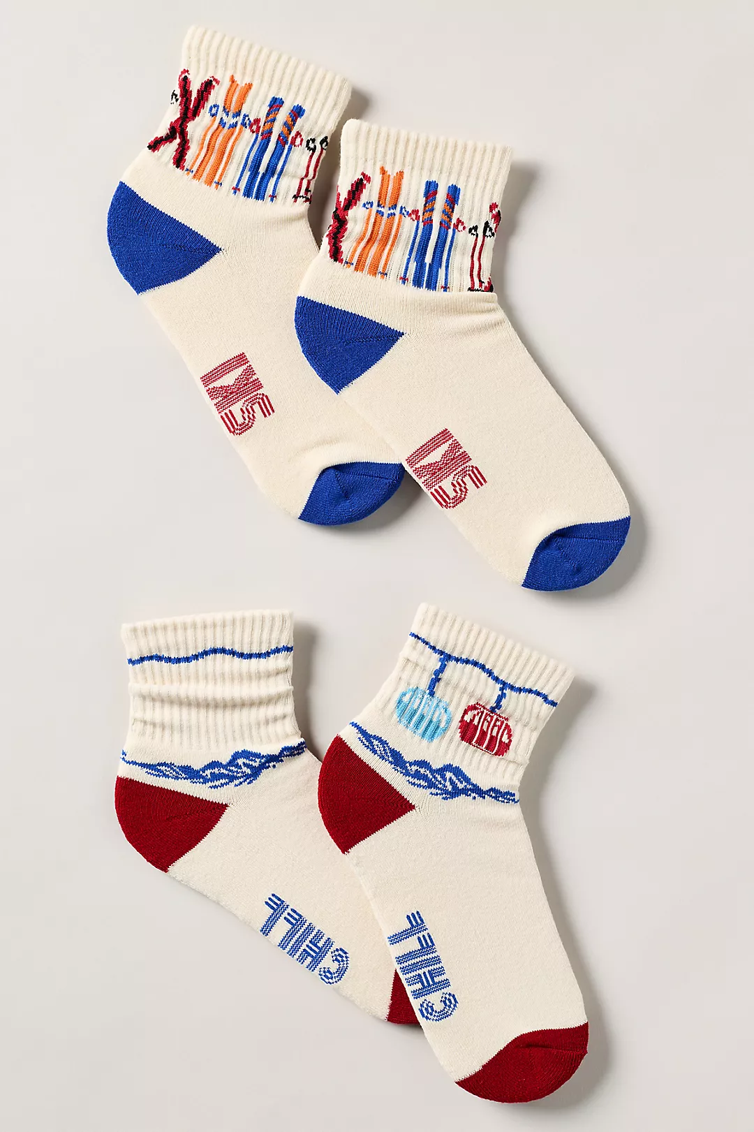 Daily Practice Icon Socks, Set of 2