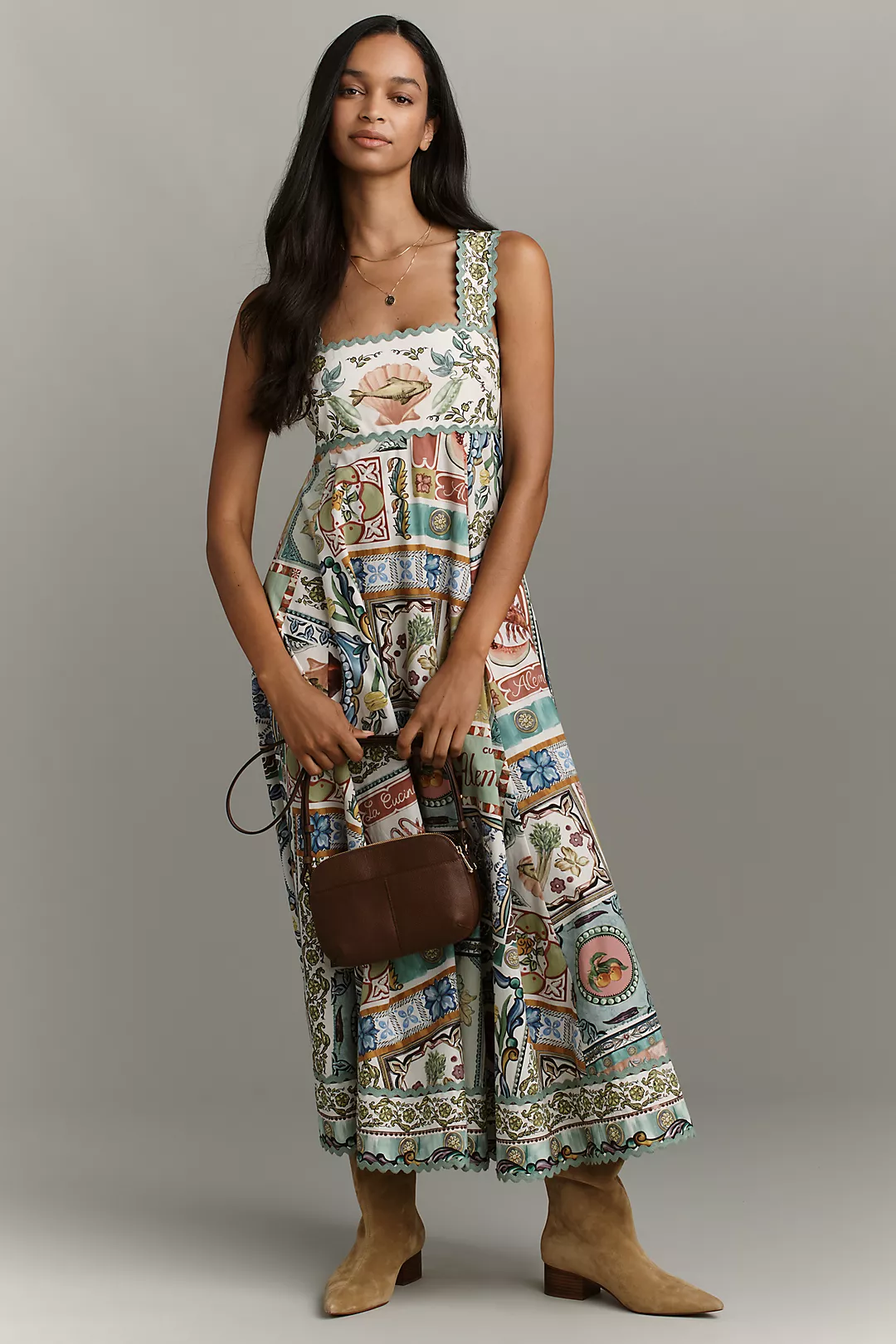 ALÉMAIS Tommasina Sleeveless Cotton Dress