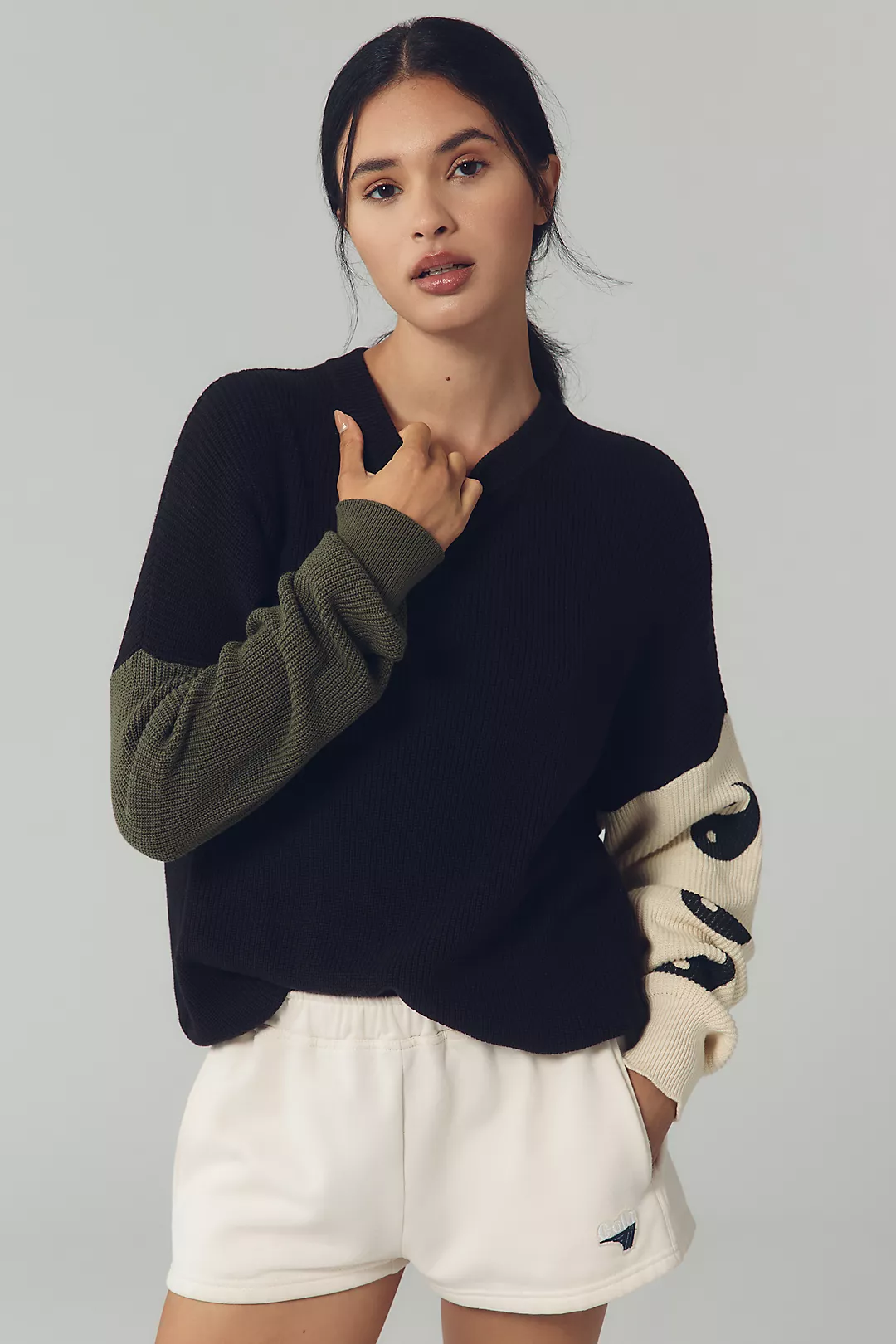 Spiritual Gangster Lyric Crew-Neck Sweater