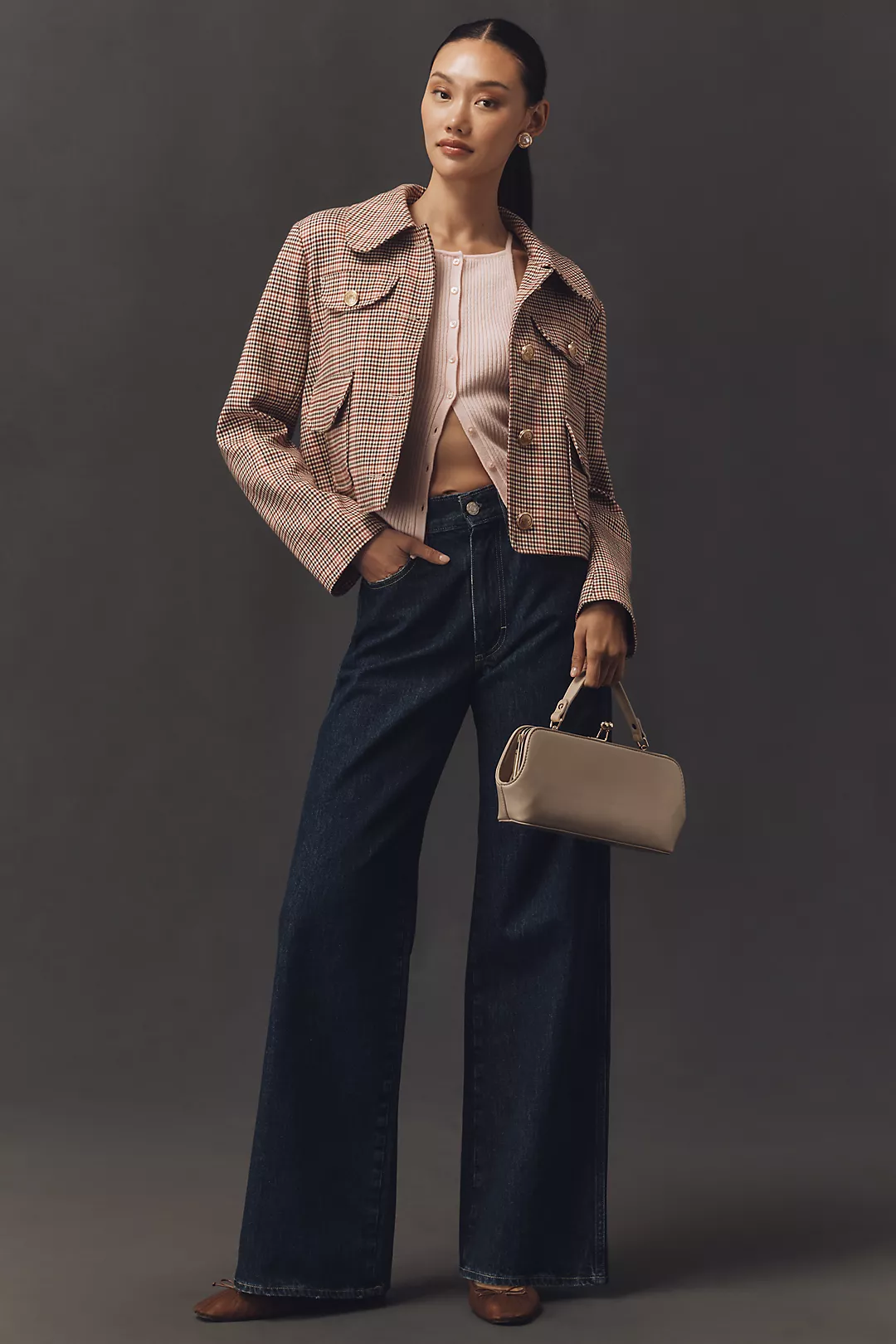 AMO Frida High-Rise Wide-Leg Jeans