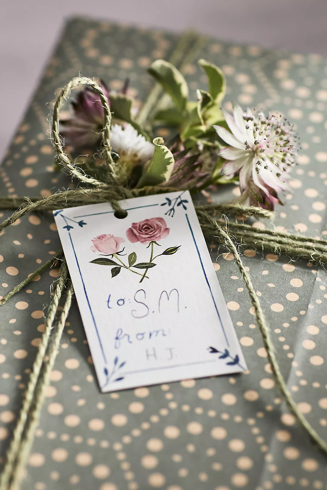 May We Fly Flora Gift Tags, Set of 10