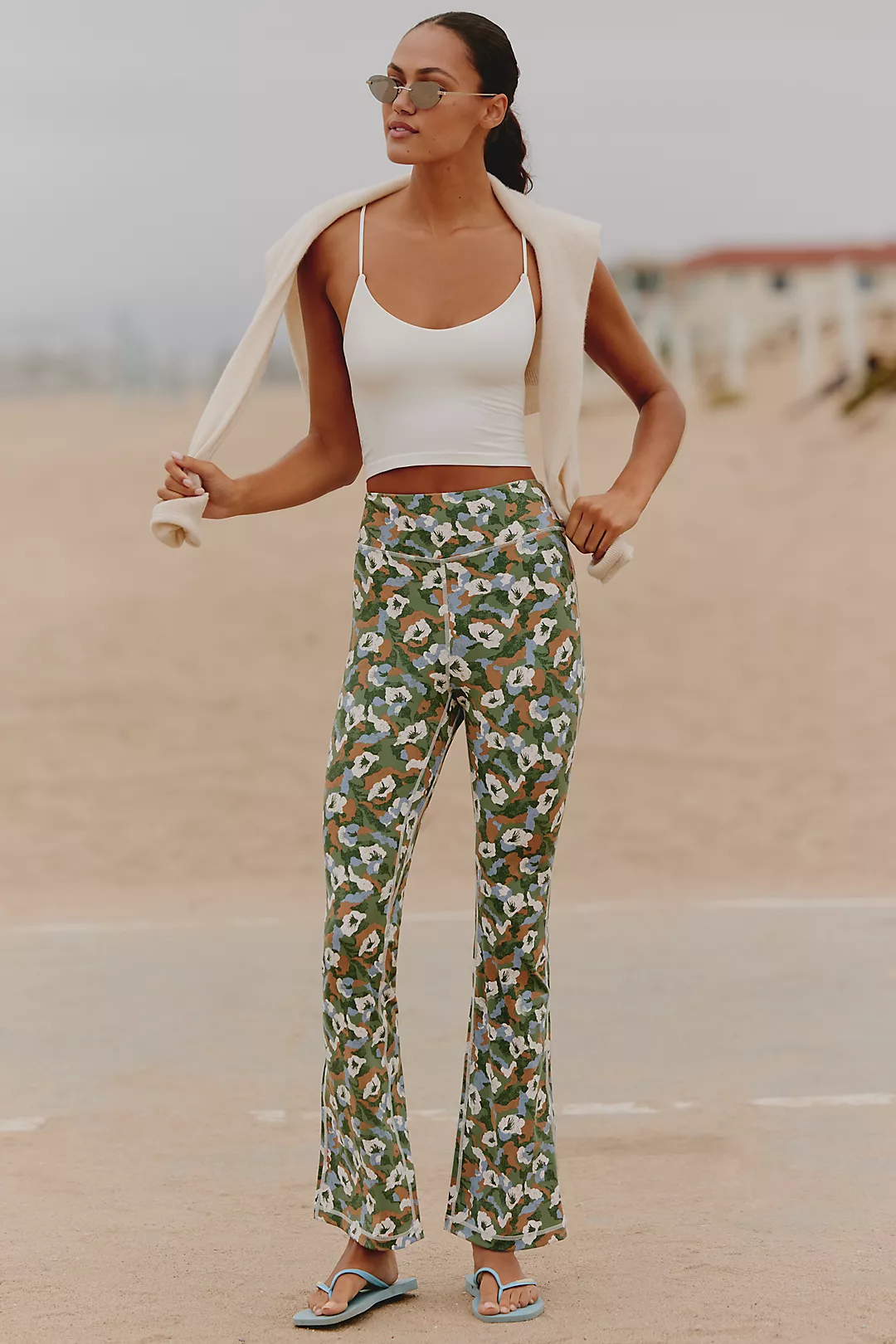 Daily Practice Assemble Crop Flare Leggings