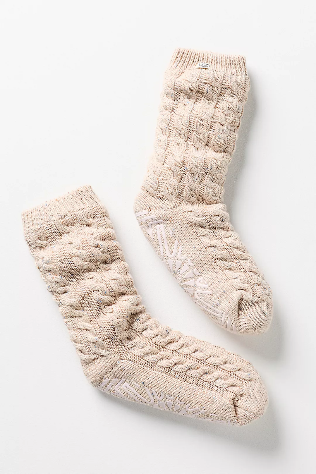UGG Elowyn Cable-Knit Fleece-Lined Socks