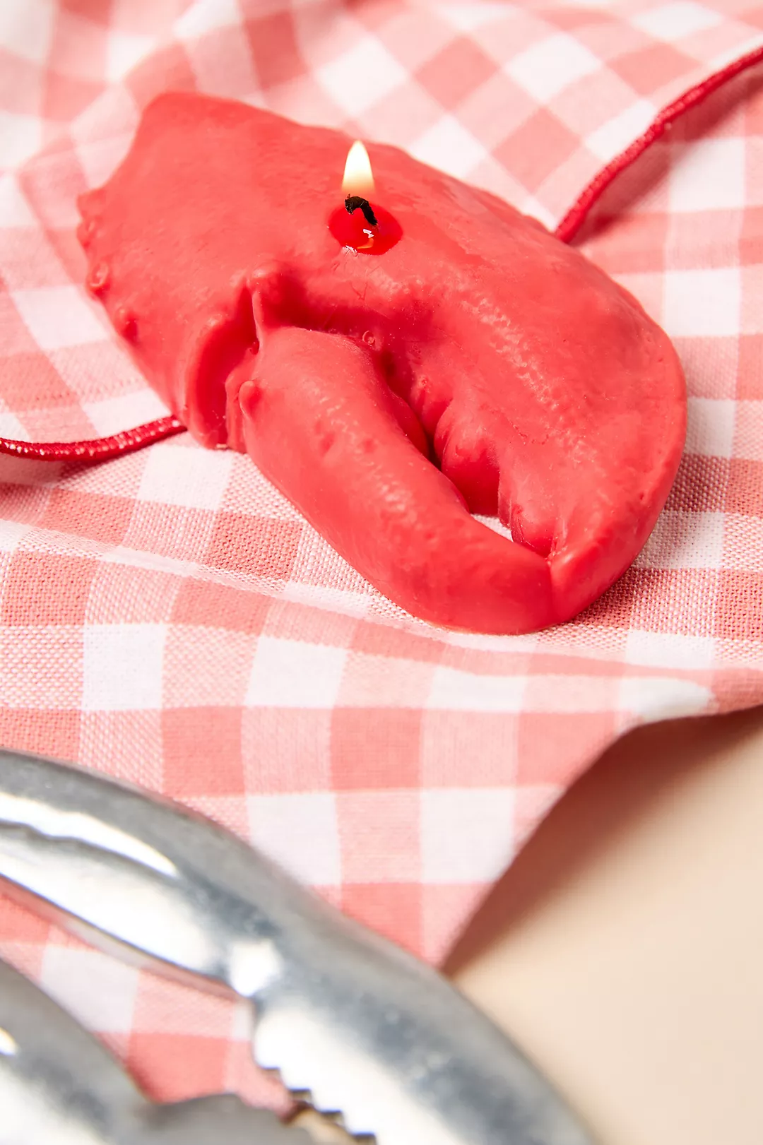 Nata Lobster Claw Shaped Wax Candle