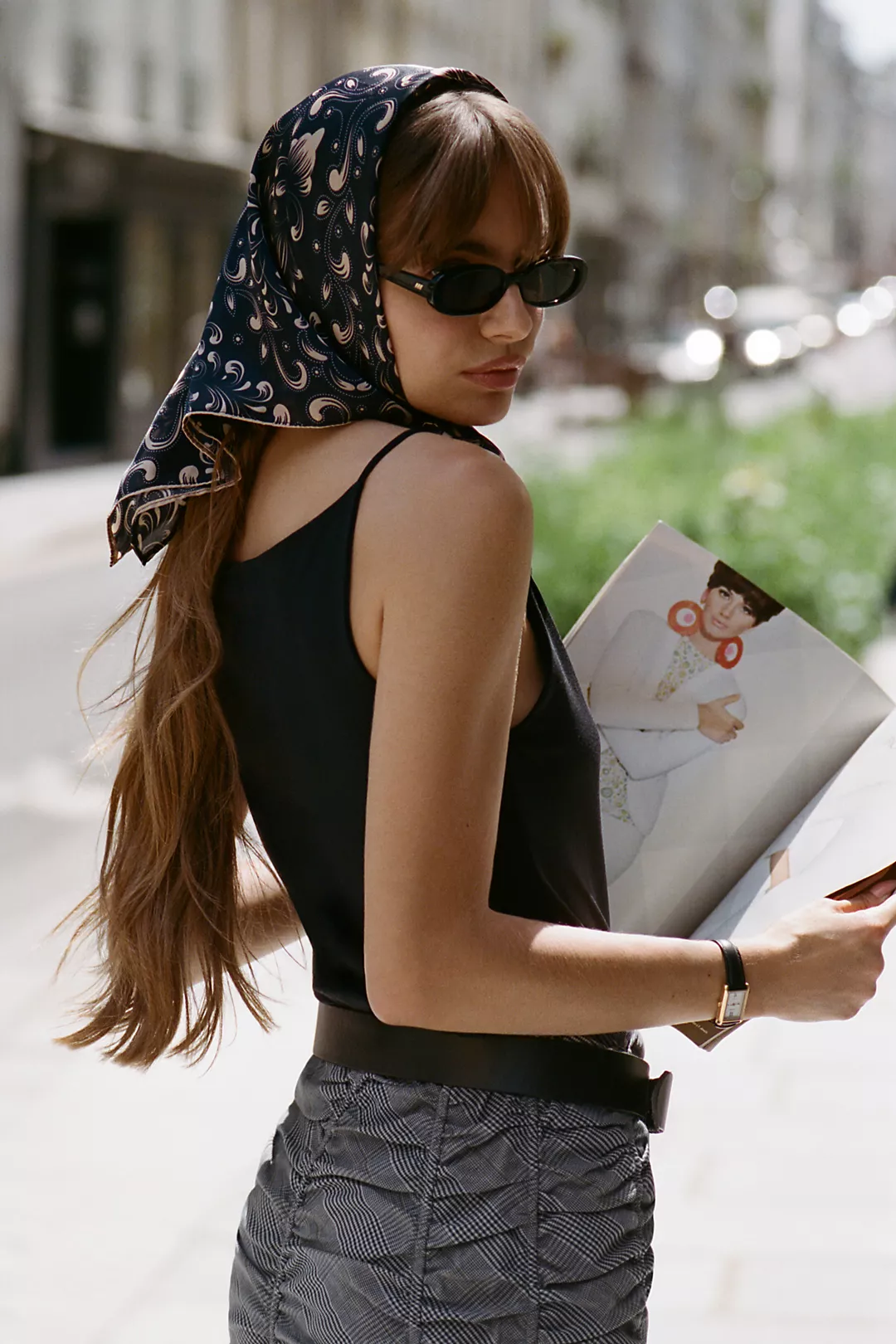 Patterned Hair Scarves, Set of 2